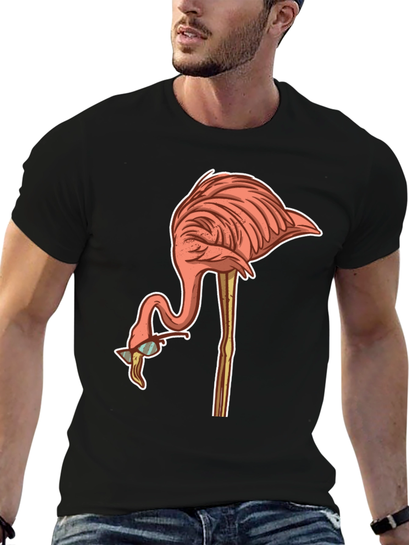 Cool Flamingo Graphic T-Shirt - Unisex