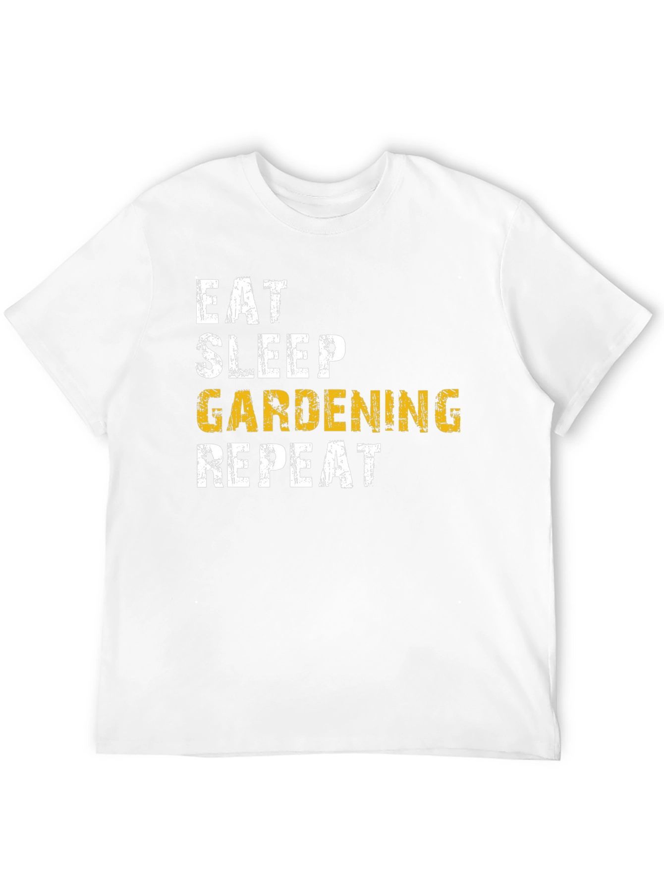Eat Sleep Gardening Repeat Black T-Shirt