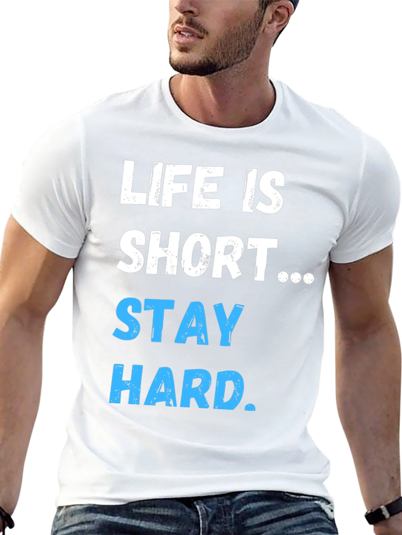 Life Is Short Stay Hard Graphic T-Shirt