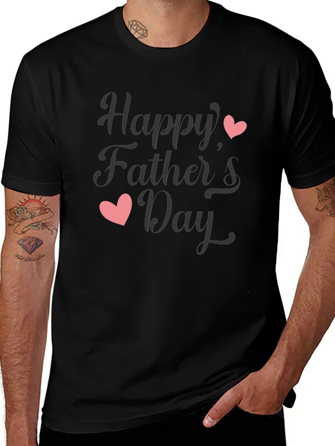 Happy Fathers Day T-Shirt - Soft Cotton Tee