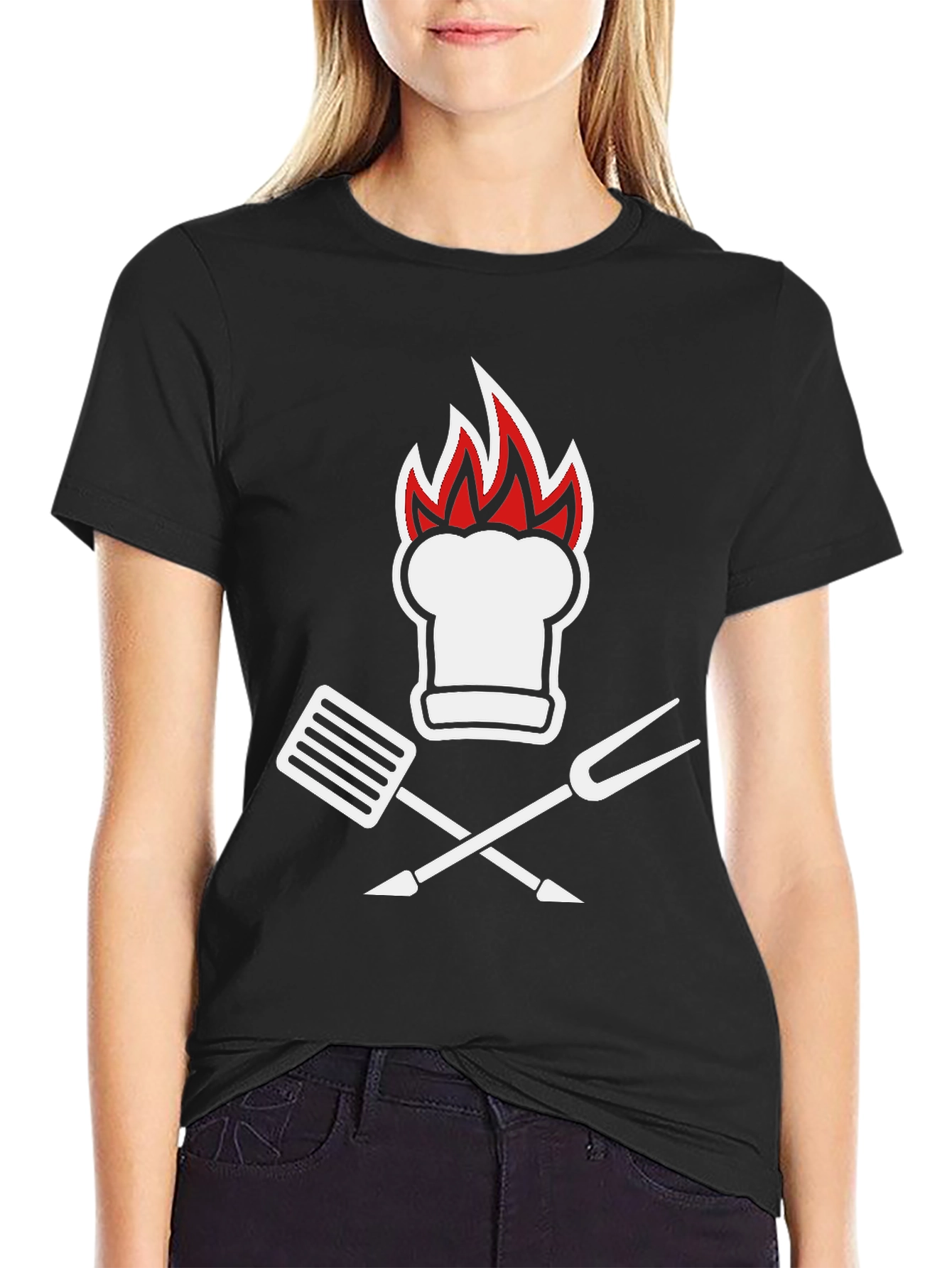 Chef Hat & BBQ Tool T-Shirt