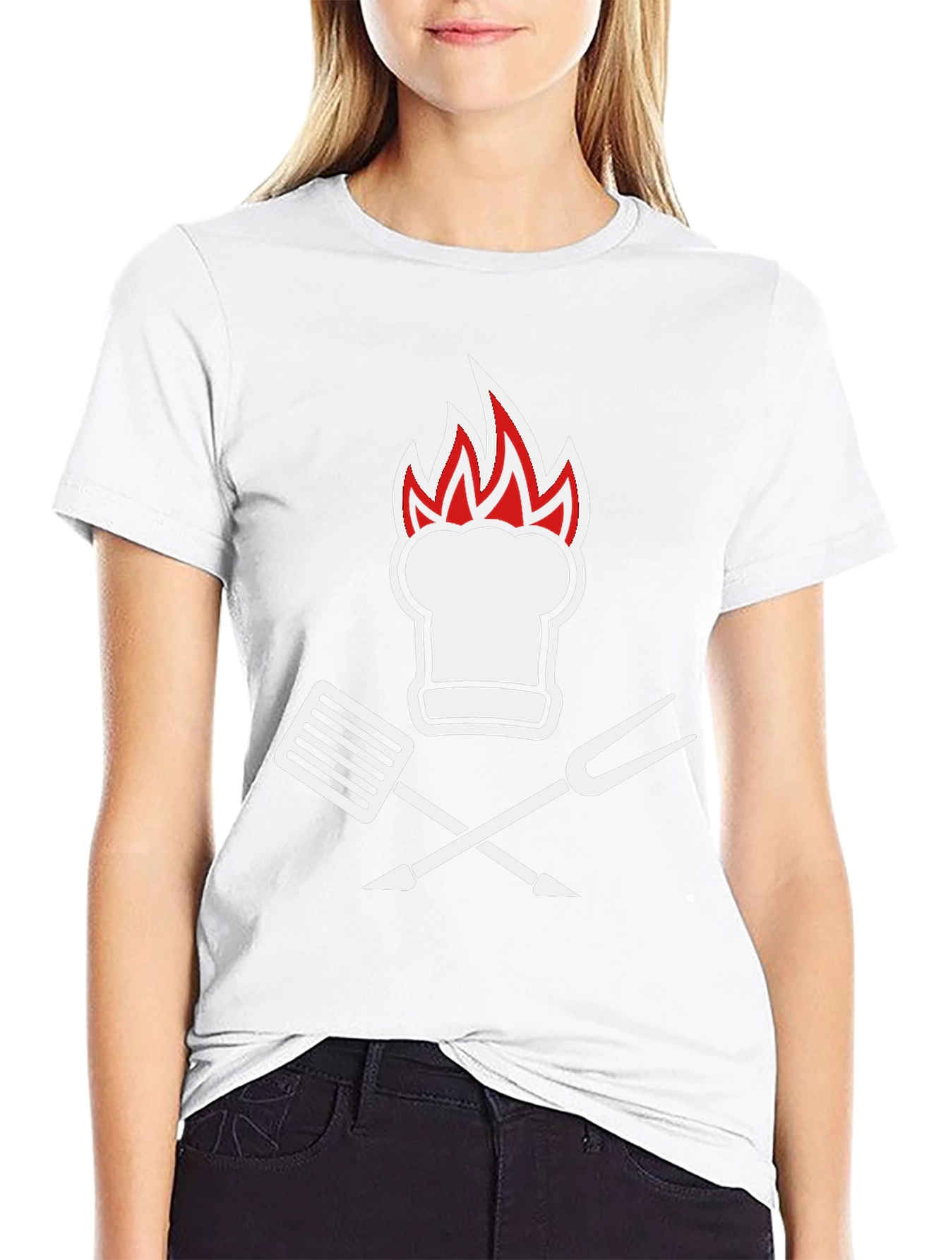 Chef Hat & BBQ Tool T-Shirt
