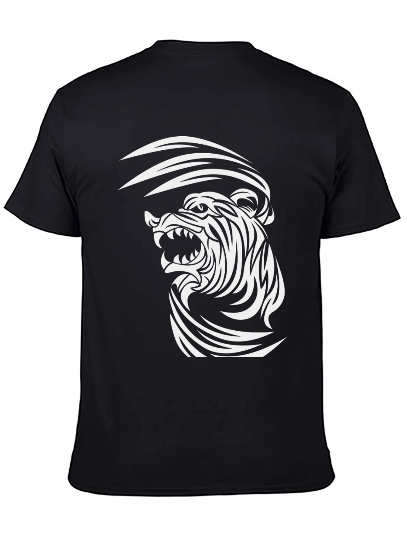 Roaring Tiger Graphic Tee - Black