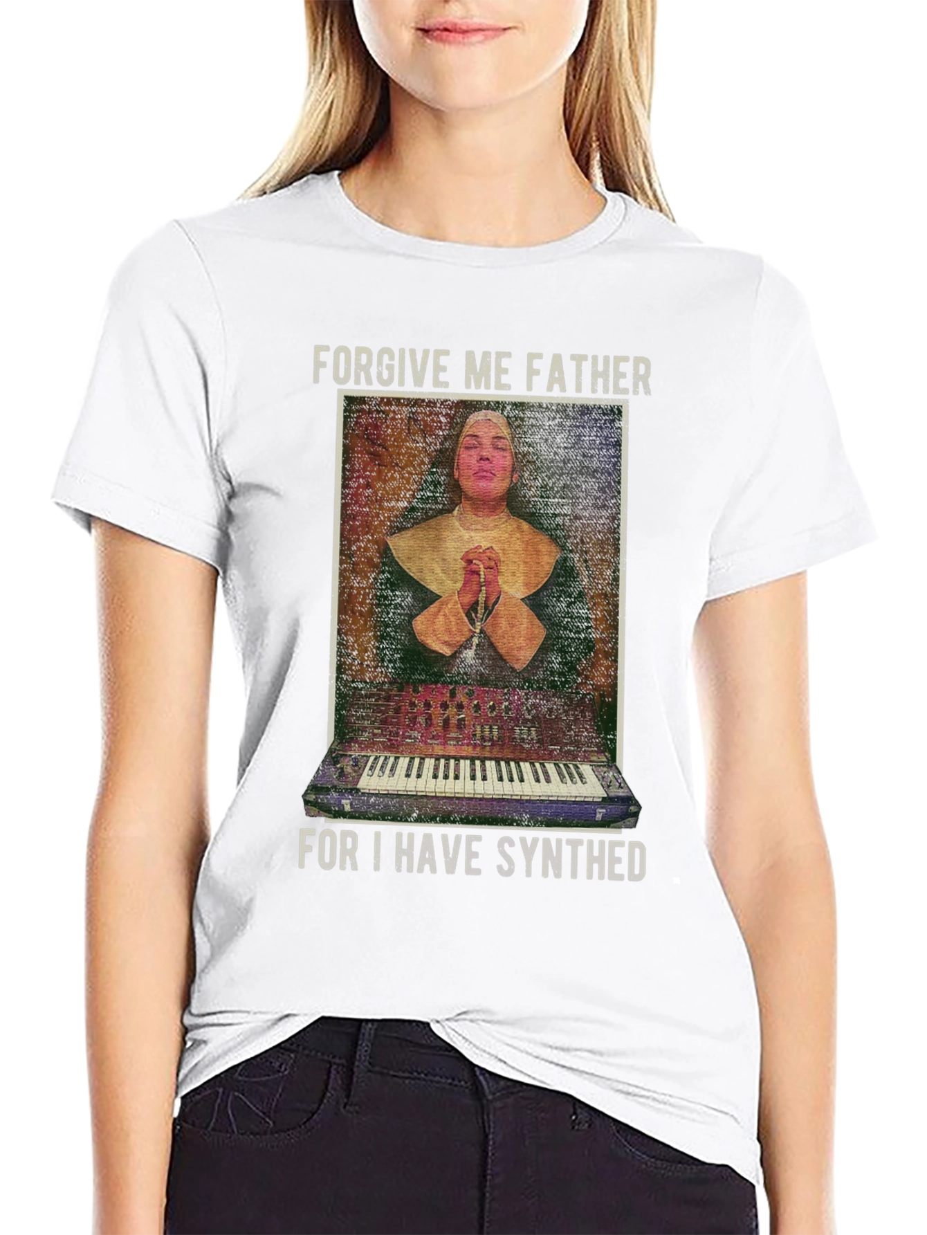 Forgive Me Father I Have Synthed T-Shirt