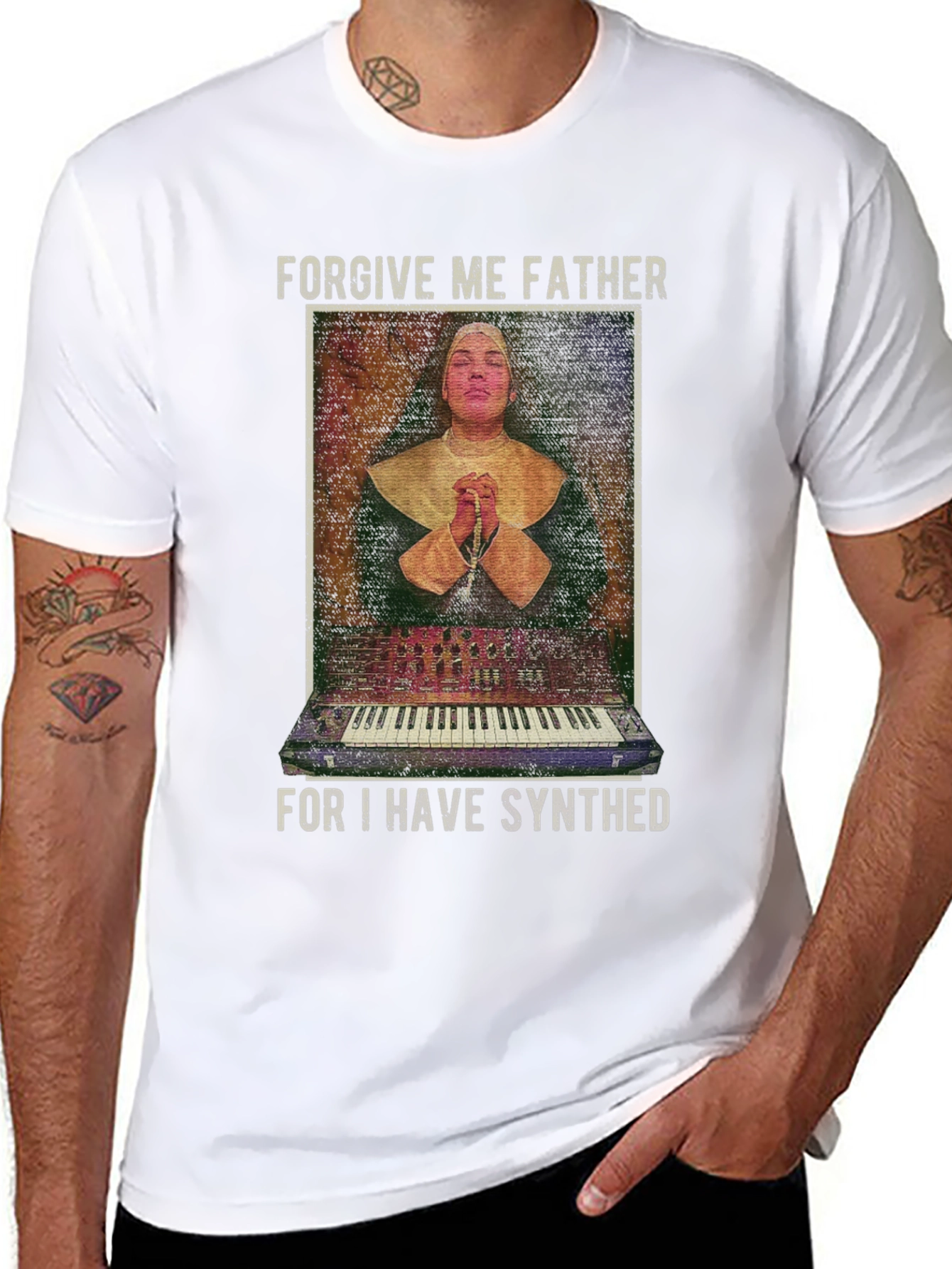 Forgive Me Father I Have Synthed T-Shirt