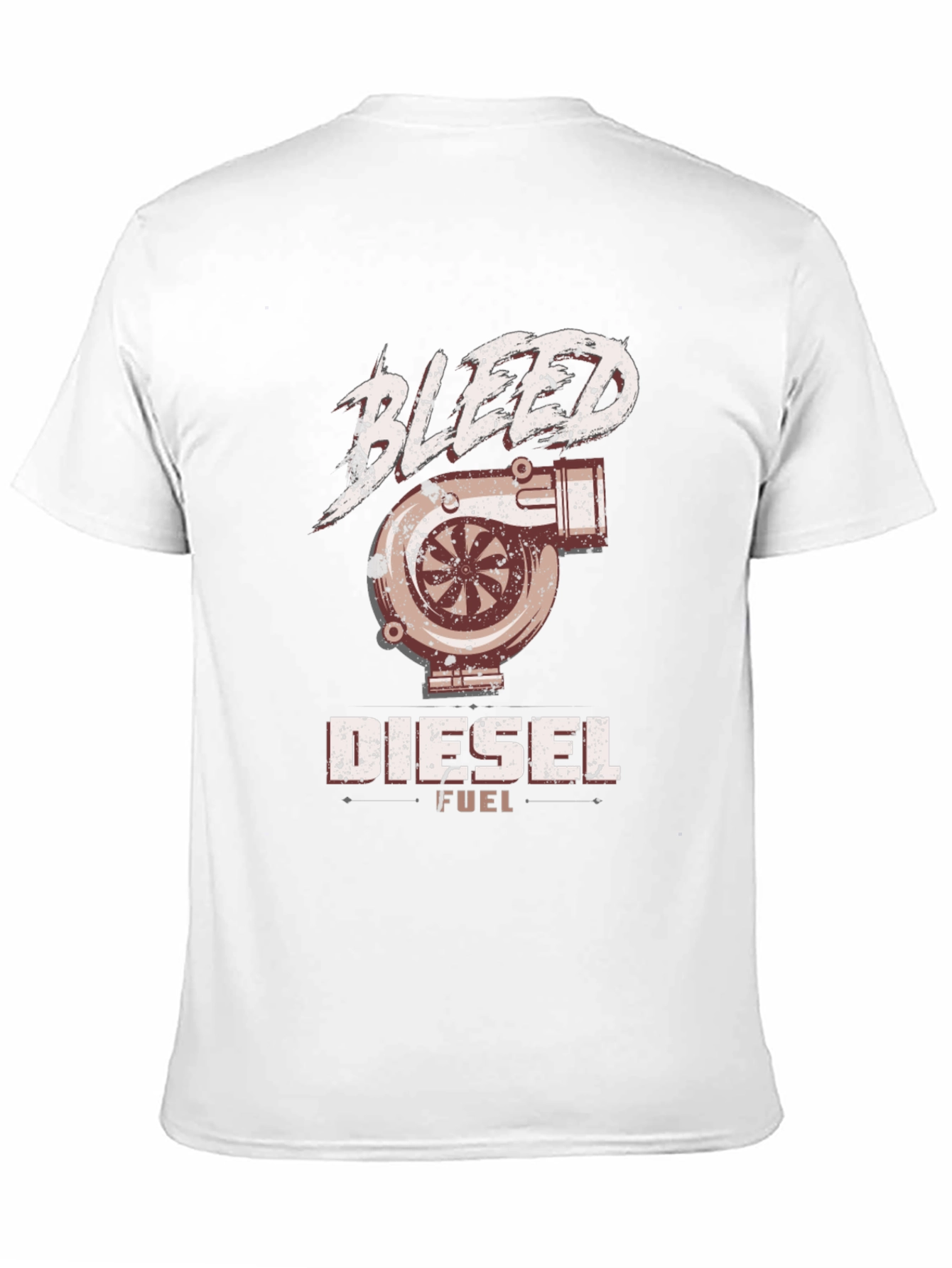 Bleed Diesel Fuel Graphic T-Shirt - Turbo Engine Design