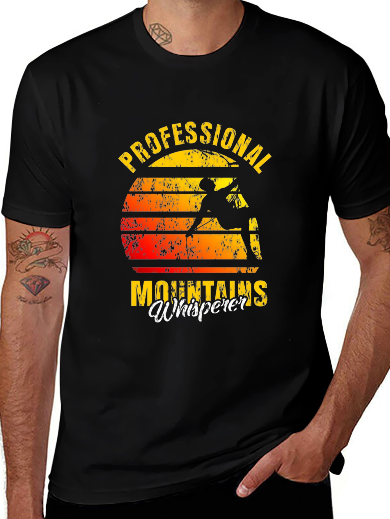 Professional Mountain Whisperer Graphic Tee