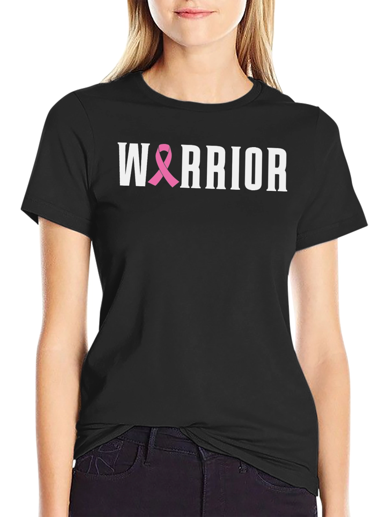 Warrior Breast Cancer Awareness T-Shirt
