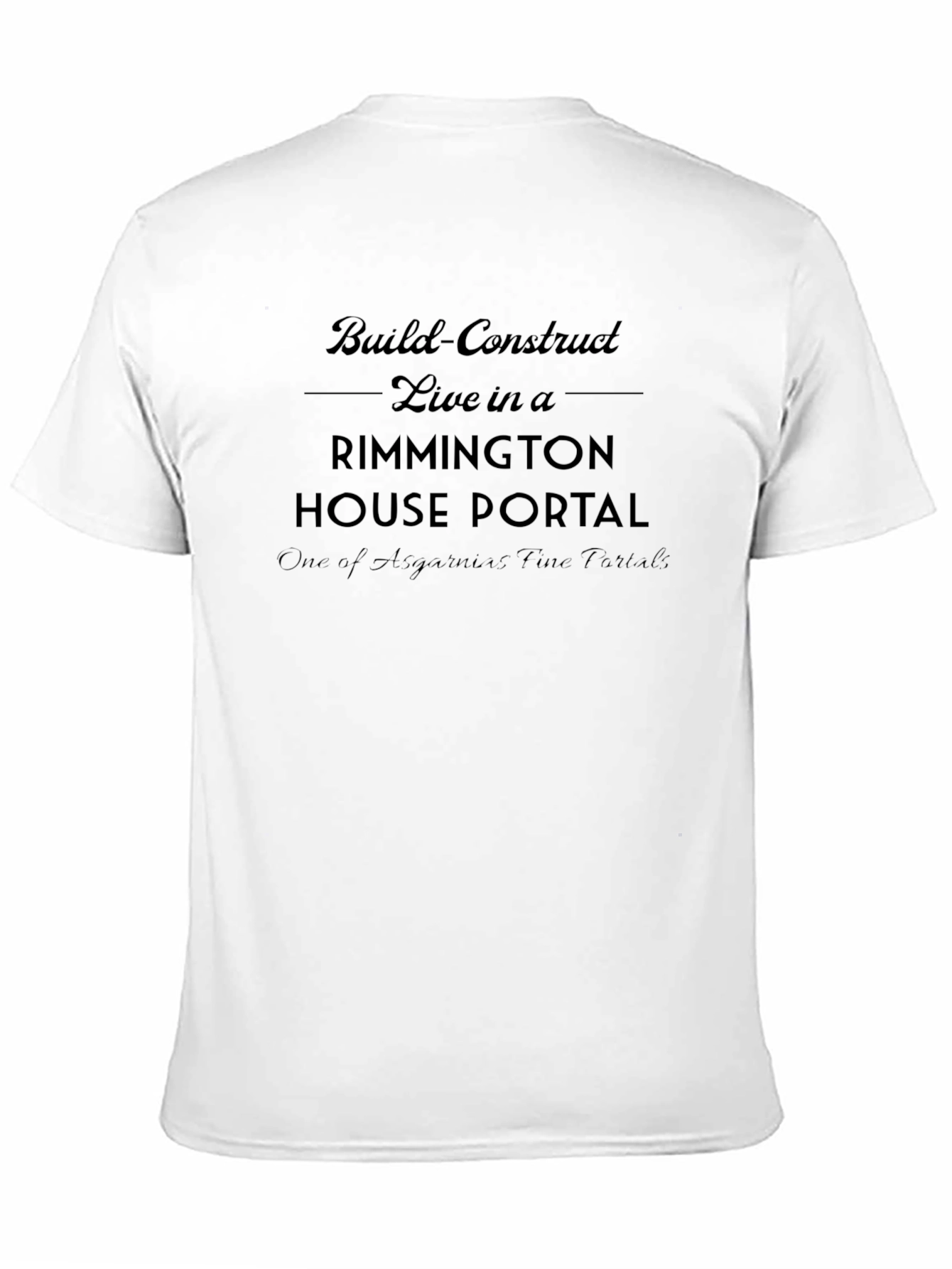 Rimmington House Portal T-Shirt - Build & Construct
