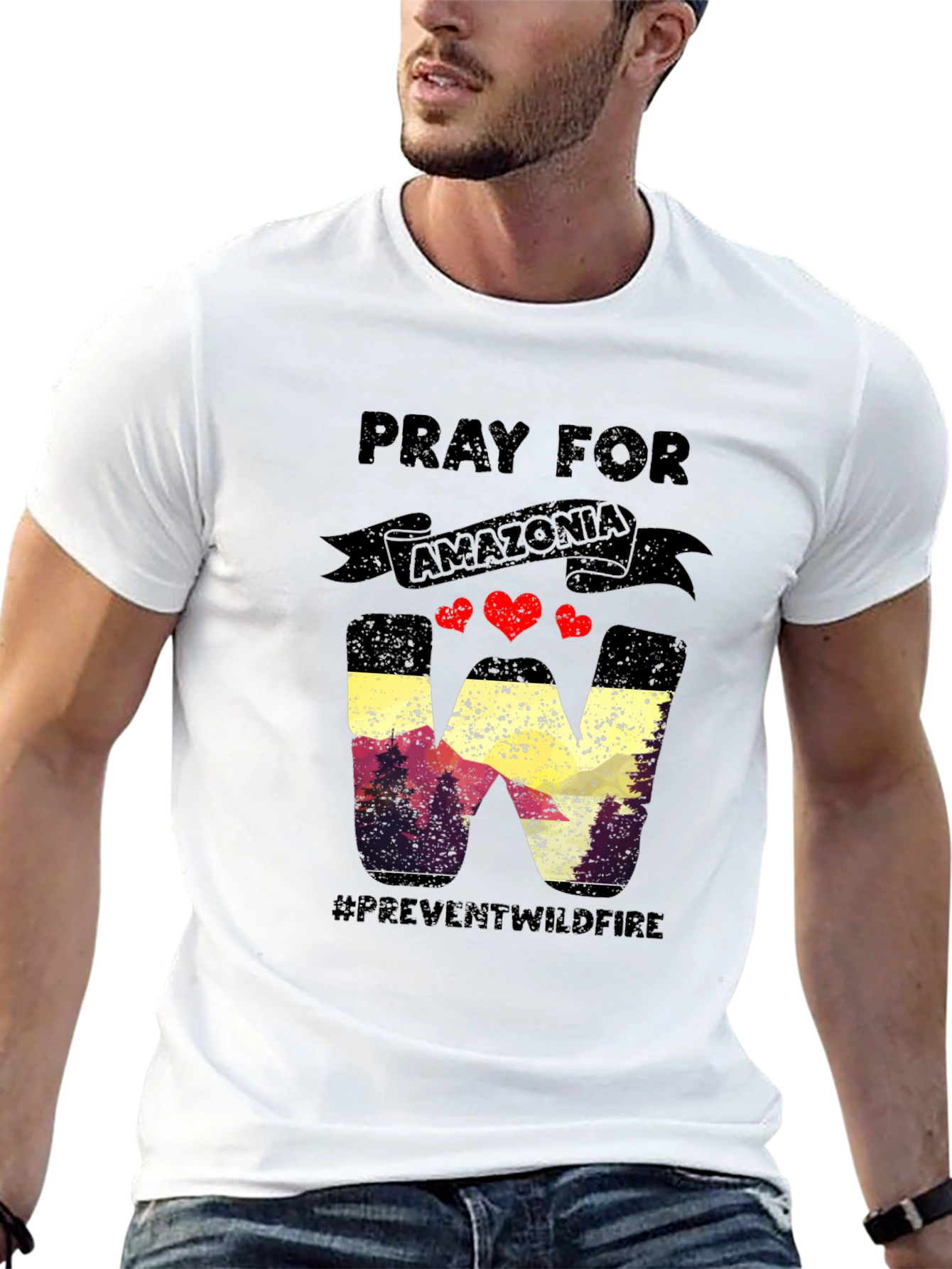 Pray for Amazonia Wildfire Prevention T-Shirt