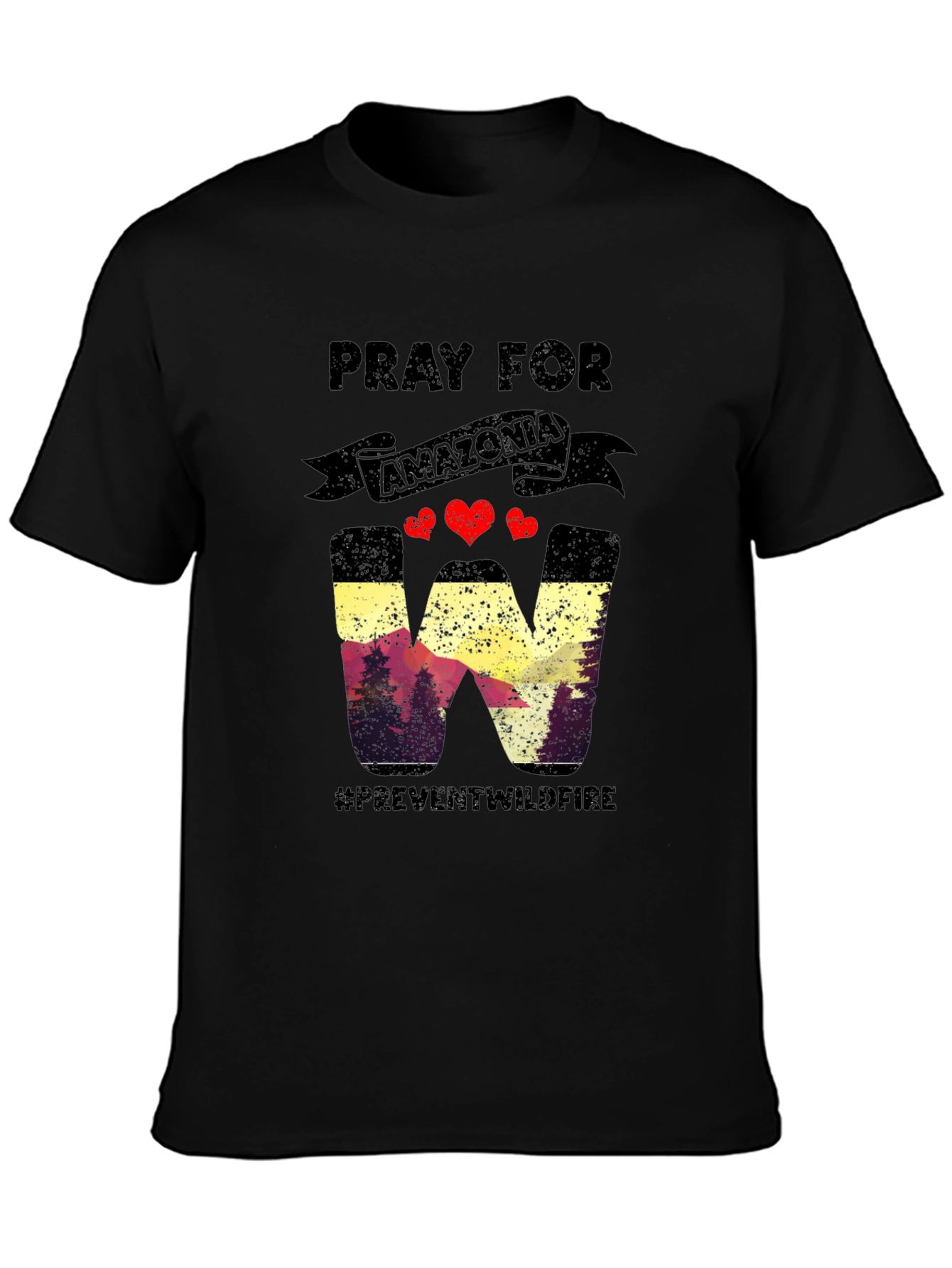 Pray for Amazonia Wildfire Prevention T-Shirt