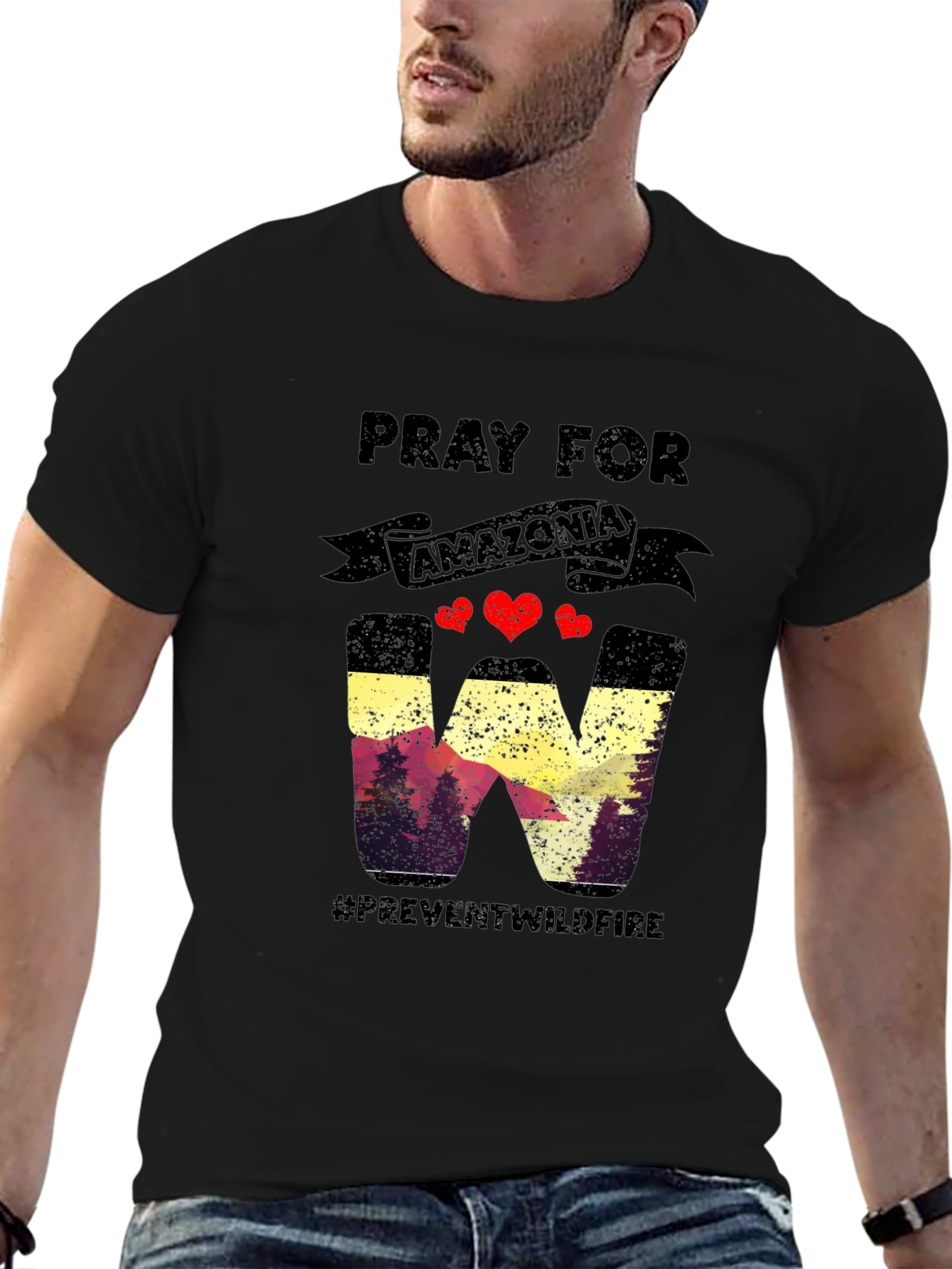 Pray for Amazonia Wildfire Prevention T-Shirt