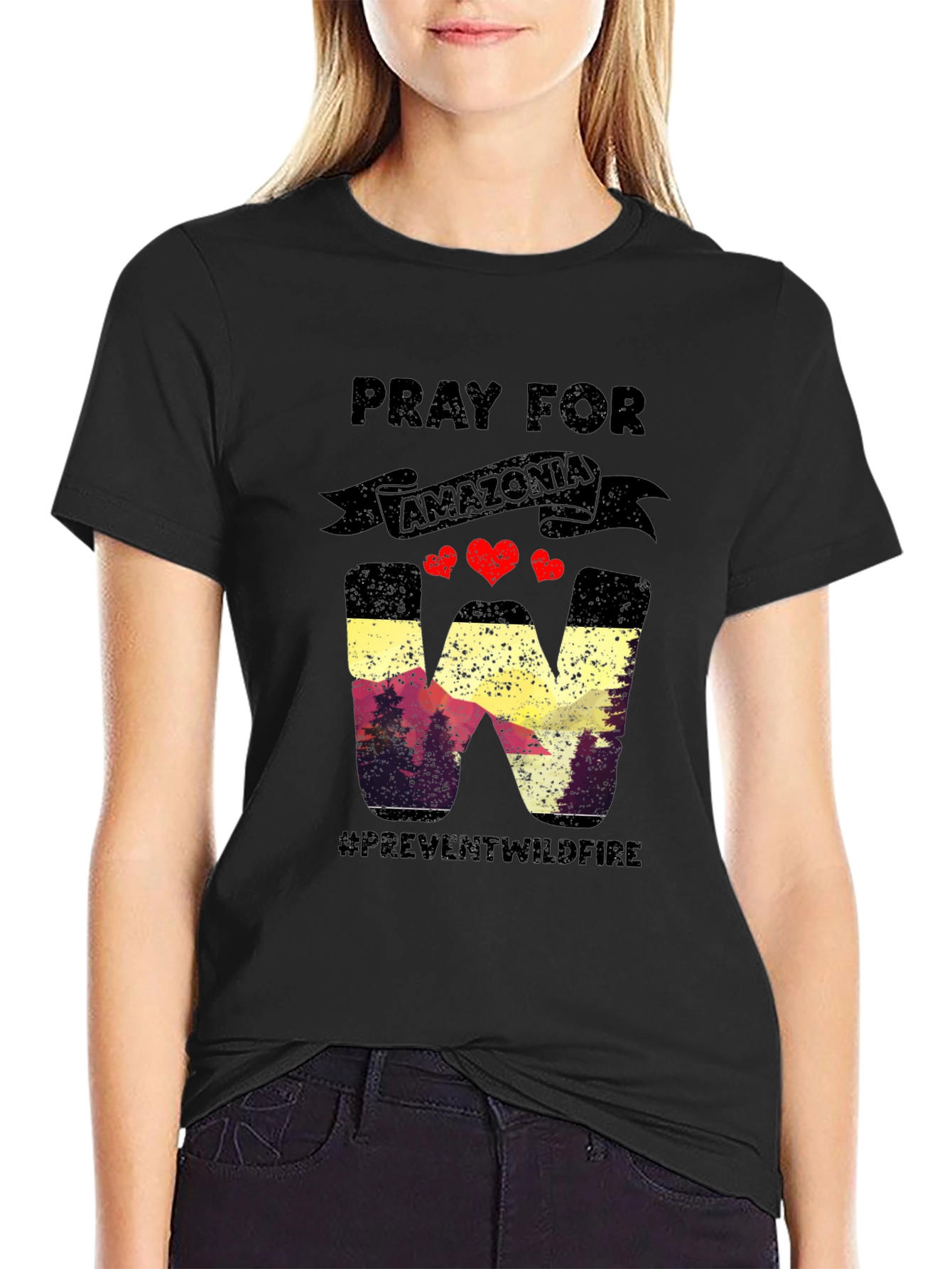 Pray for Amazonia Wildfire Prevention T-Shirt
