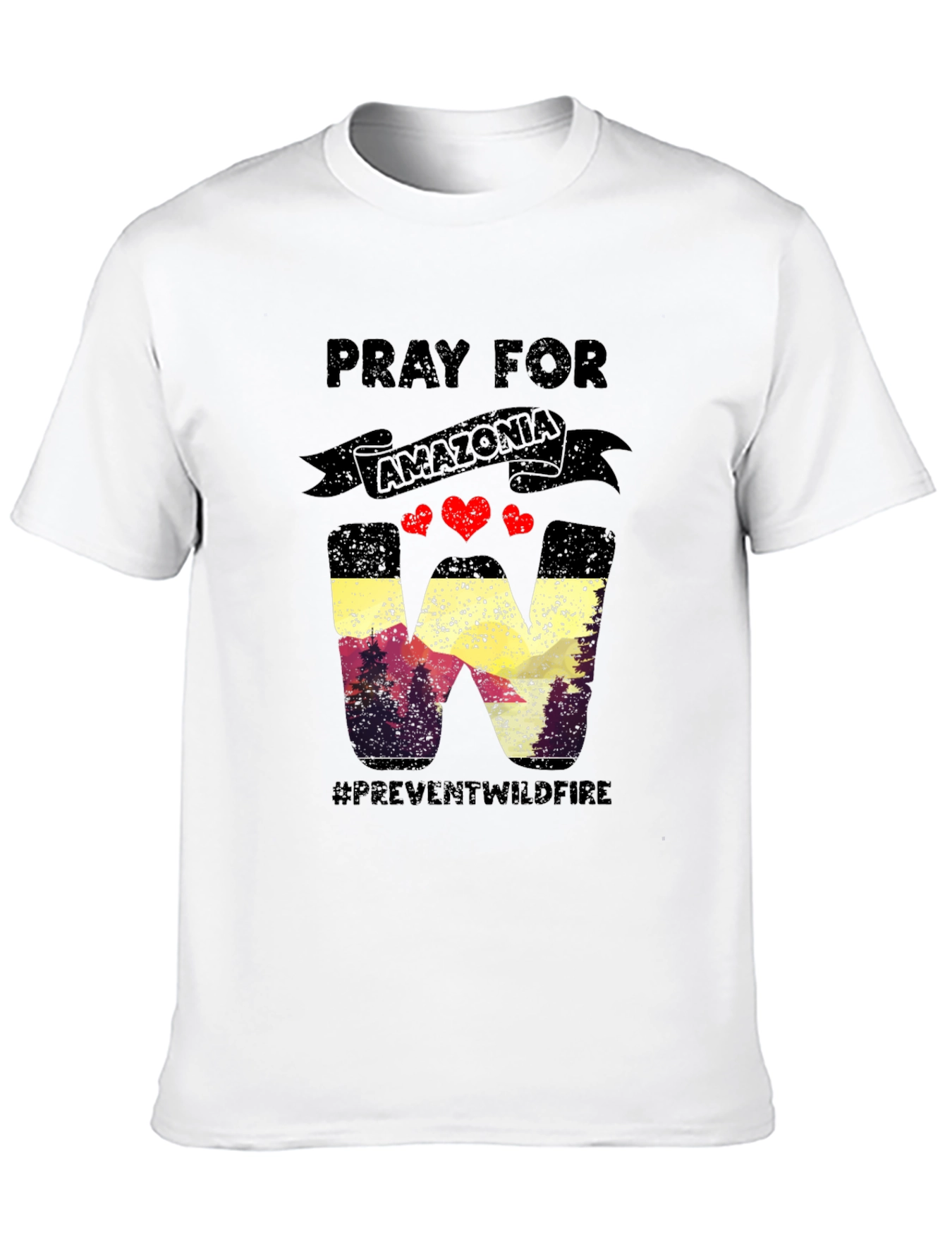 Pray for Amazonia Wildfire Prevention T-Shirt