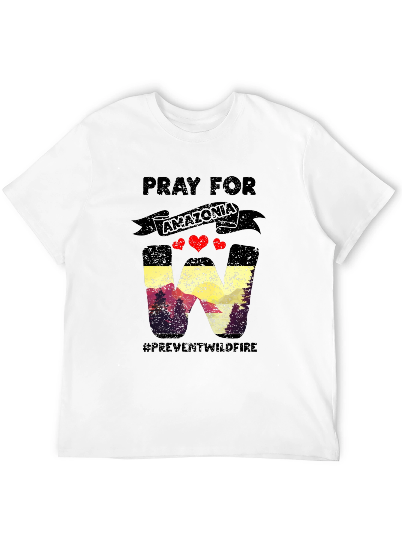 Pray for Amazonia Wildfire Prevention T-Shirt