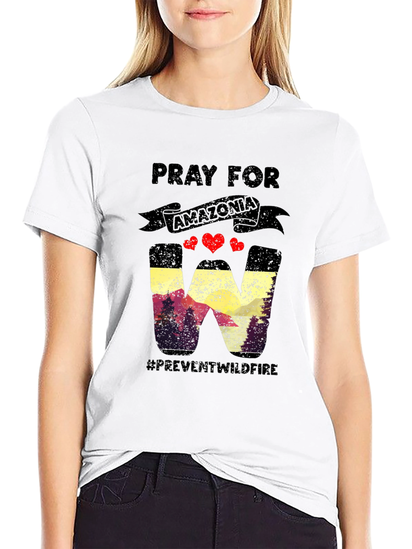 Pray for Amazonia Wildfire Prevention T-Shirt