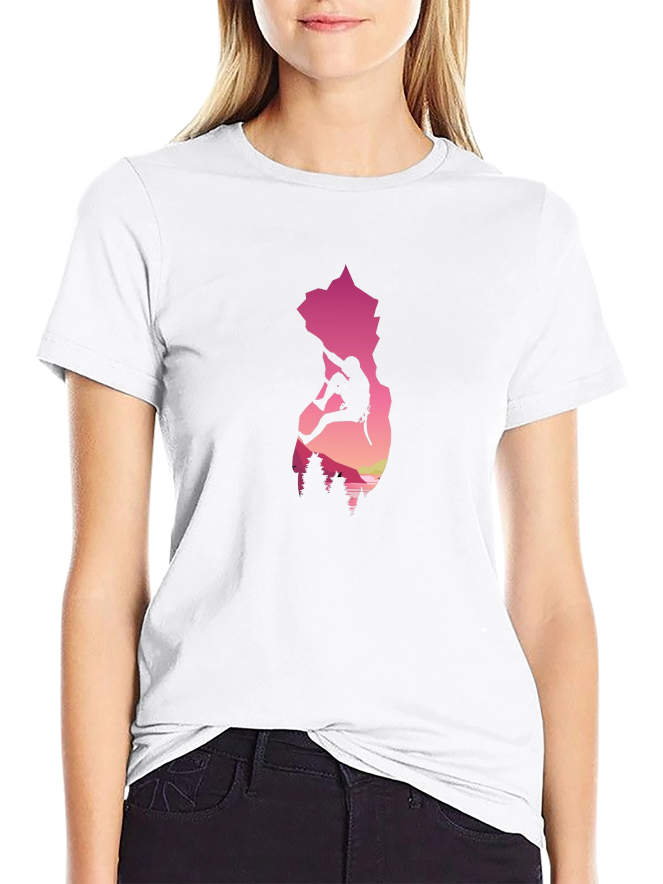 Climbing Silhouette Graphic Tee