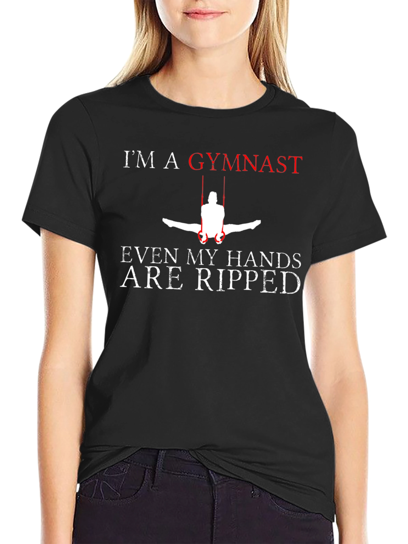 Gymnast Ripped Hands Graphic Tee