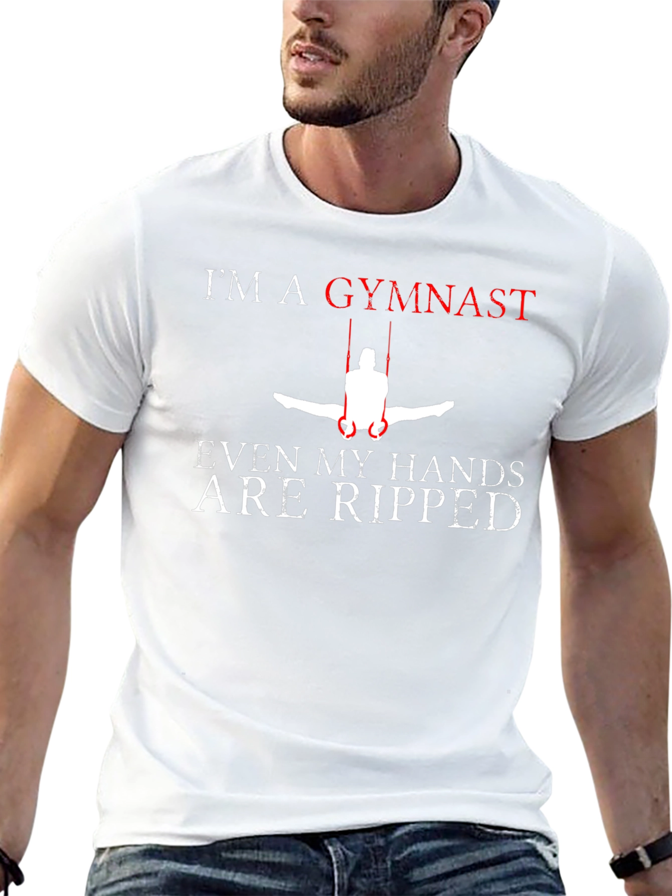 Gymnast Ripped Hands Graphic Tee