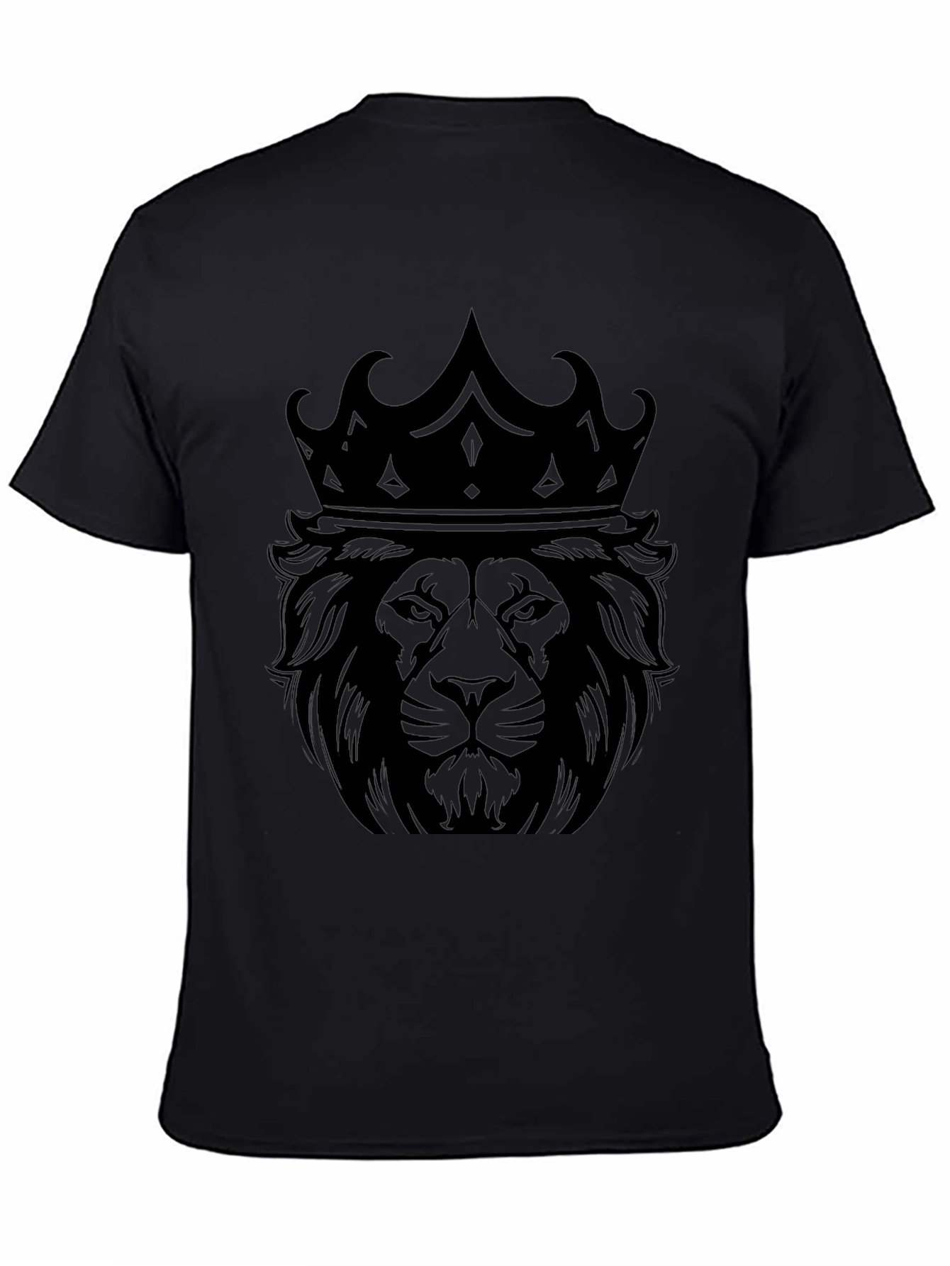 Lion King Graphic Tee - Black Cotton T-Shirt