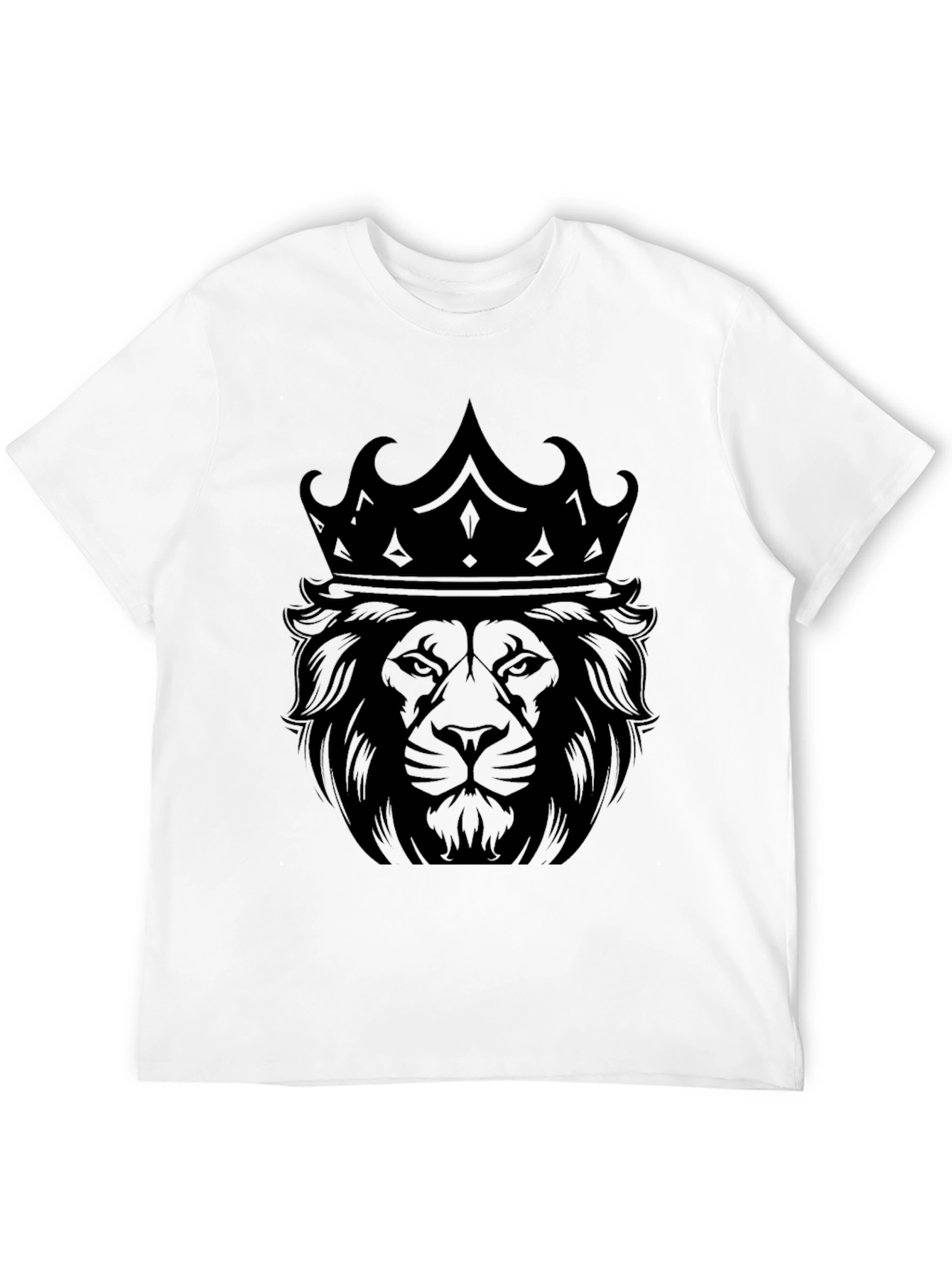 Lion King Graphic Tee - Black Cotton T-Shirt