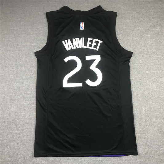 Men's Toronto Raptors Fred VanVleet Black/Purple 2020/21 Swingman Player Jerseys