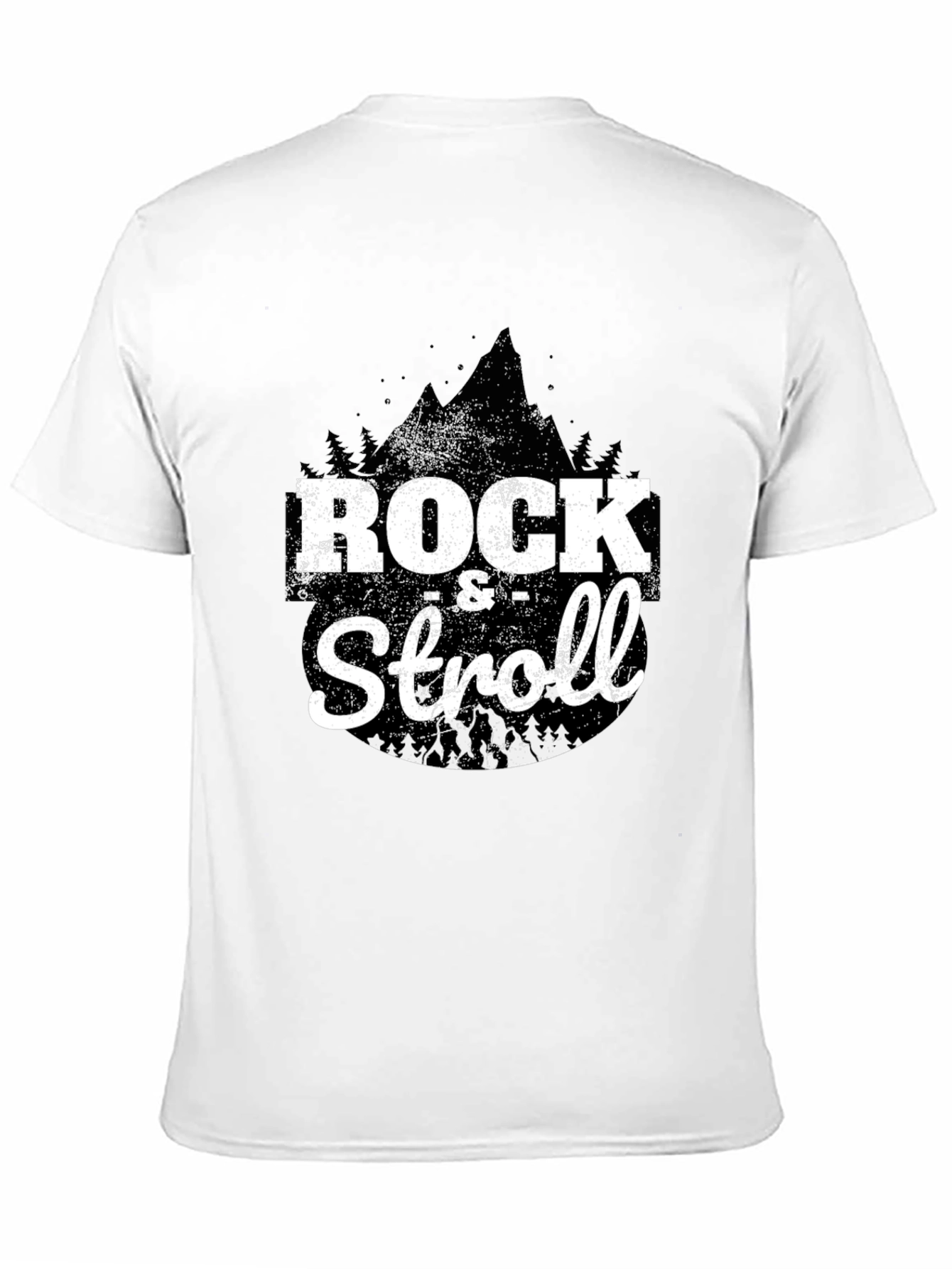 Rock & Stroll Graphic Black T-Shirt