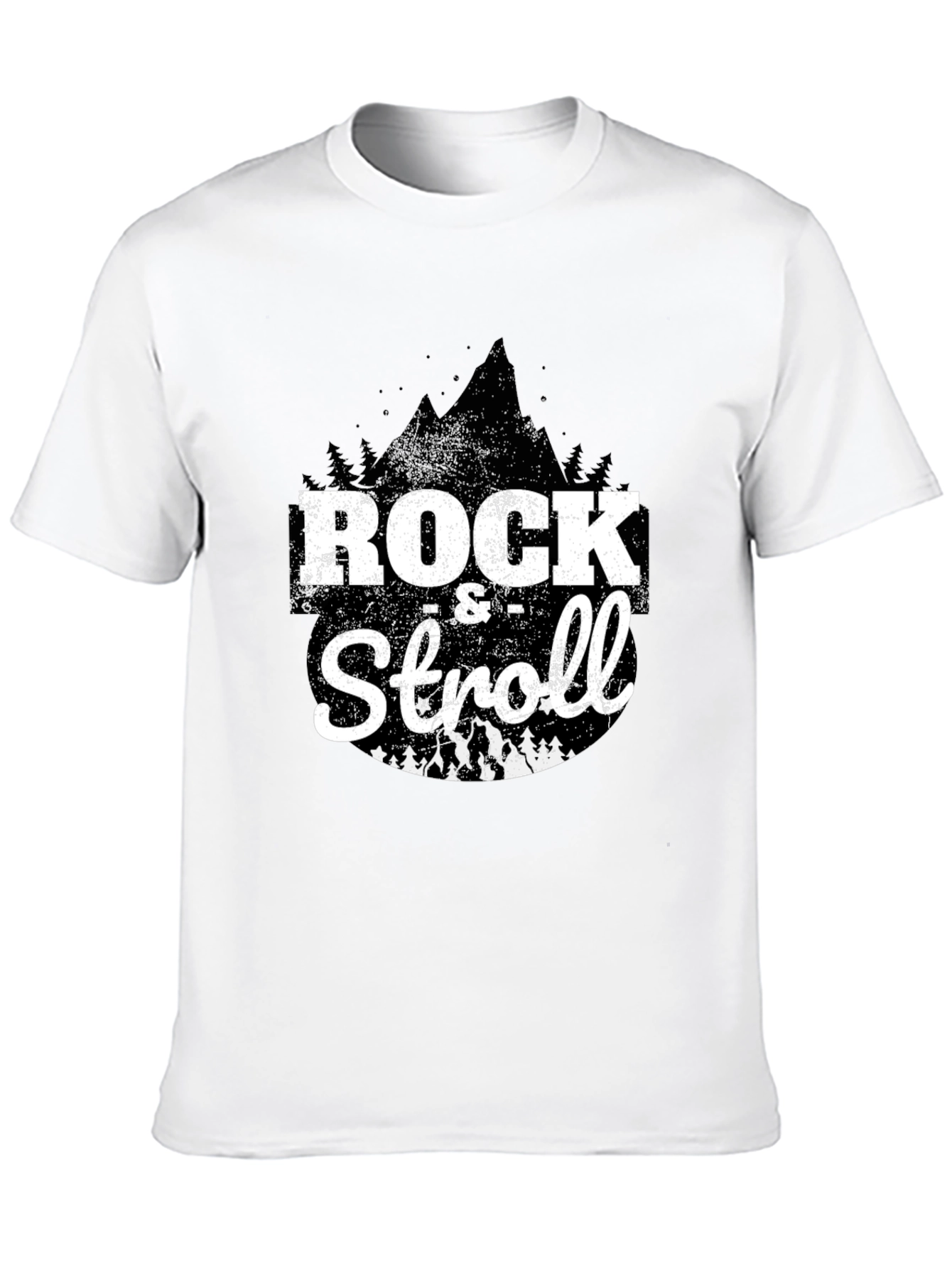Rock & Stroll Graphic Black T-Shirt