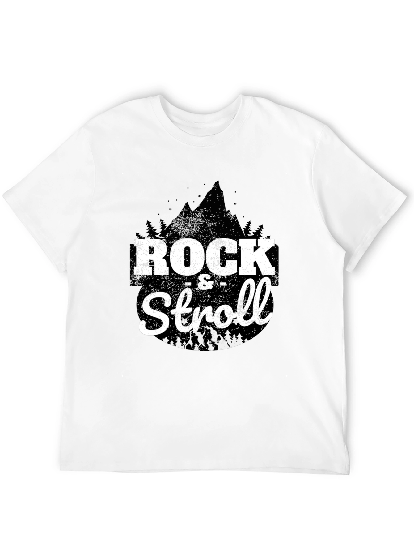 Rock & Stroll Graphic Black T-Shirt