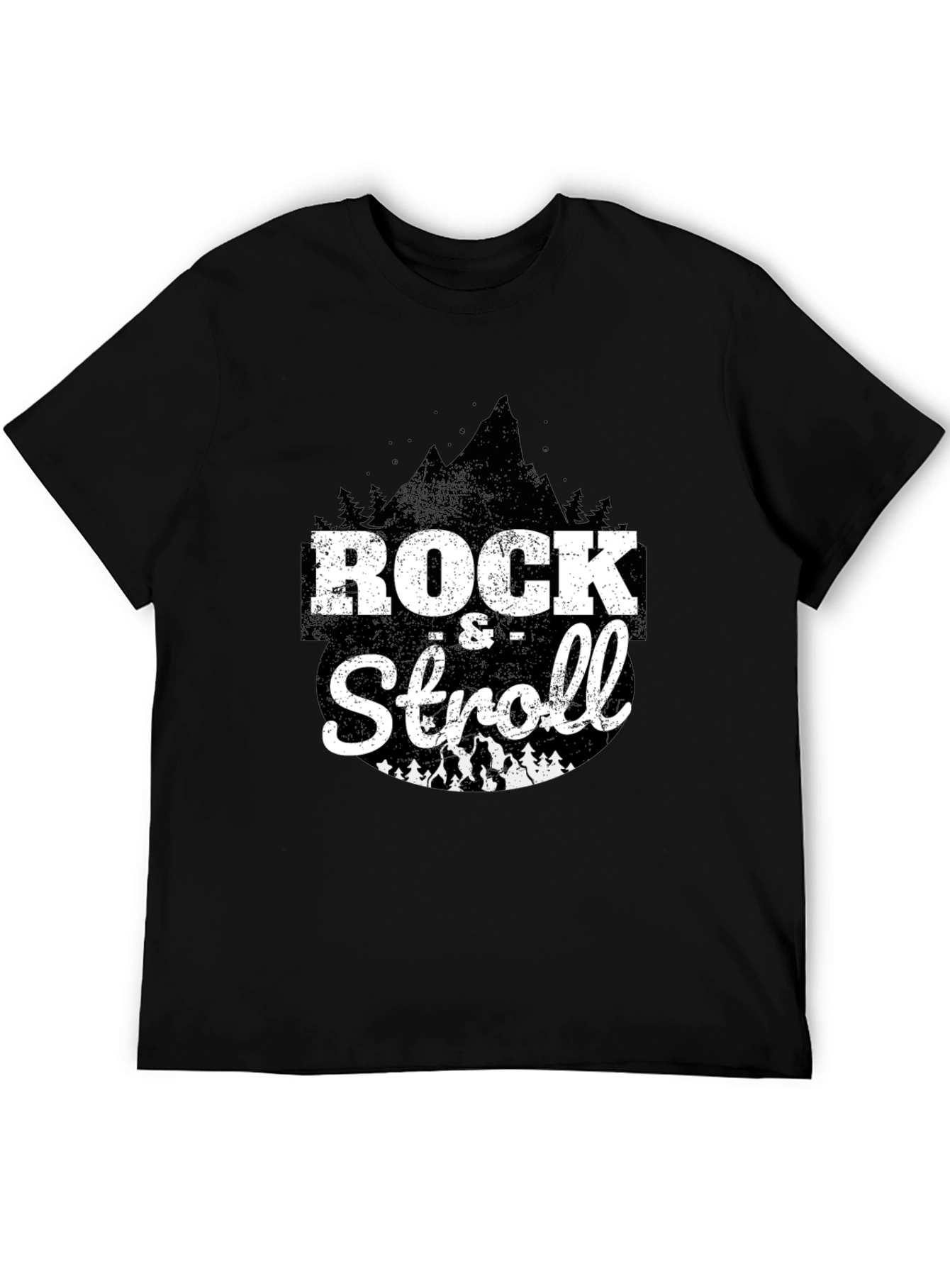 Rock & Stroll Graphic Black T-Shirt