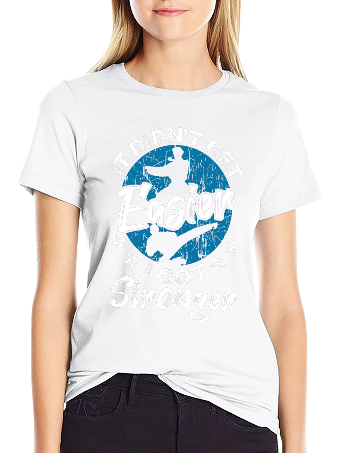 Martial Arts Stronger Black T-Shirt