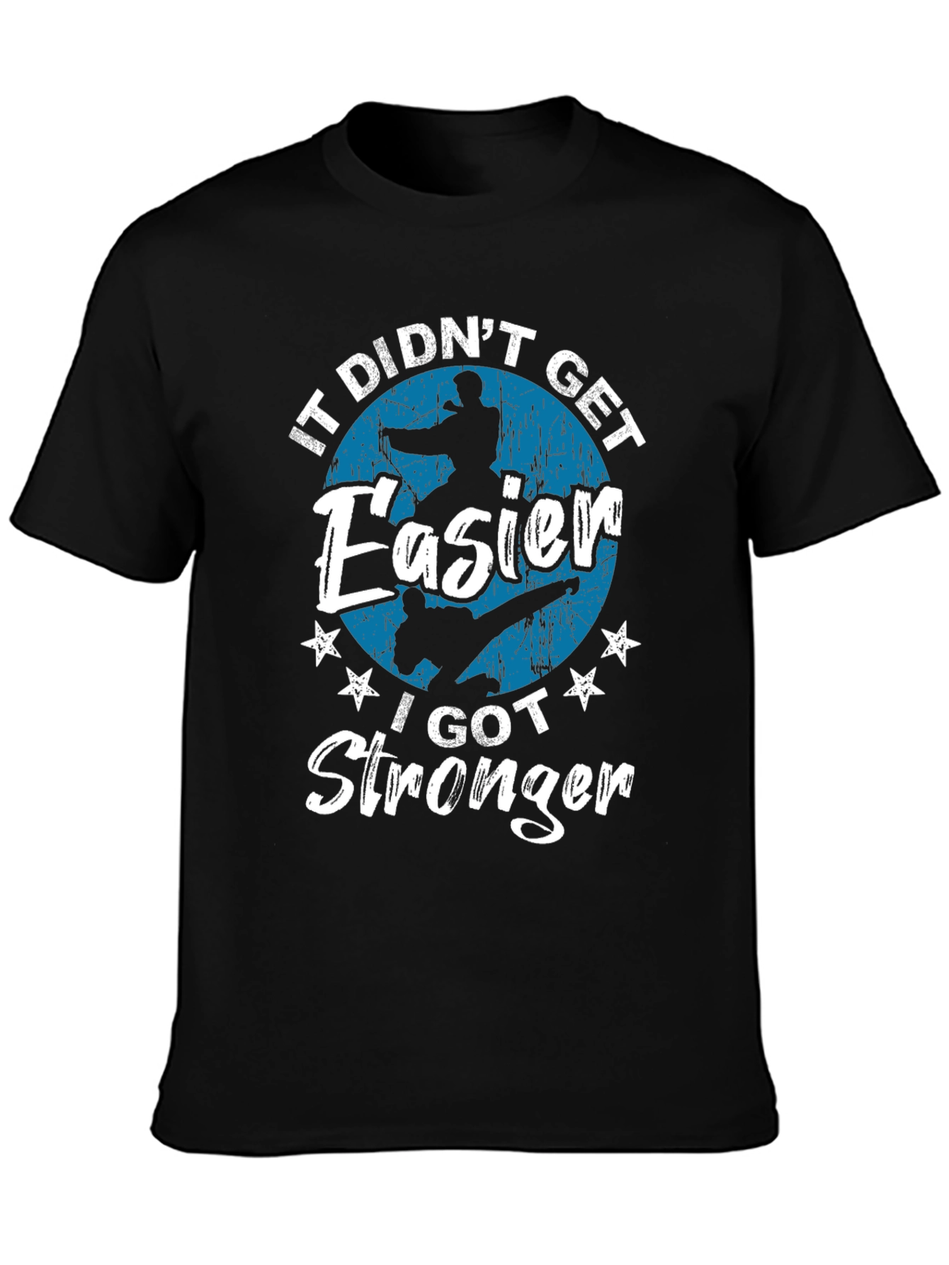 Martial Arts Stronger Black T-Shirt