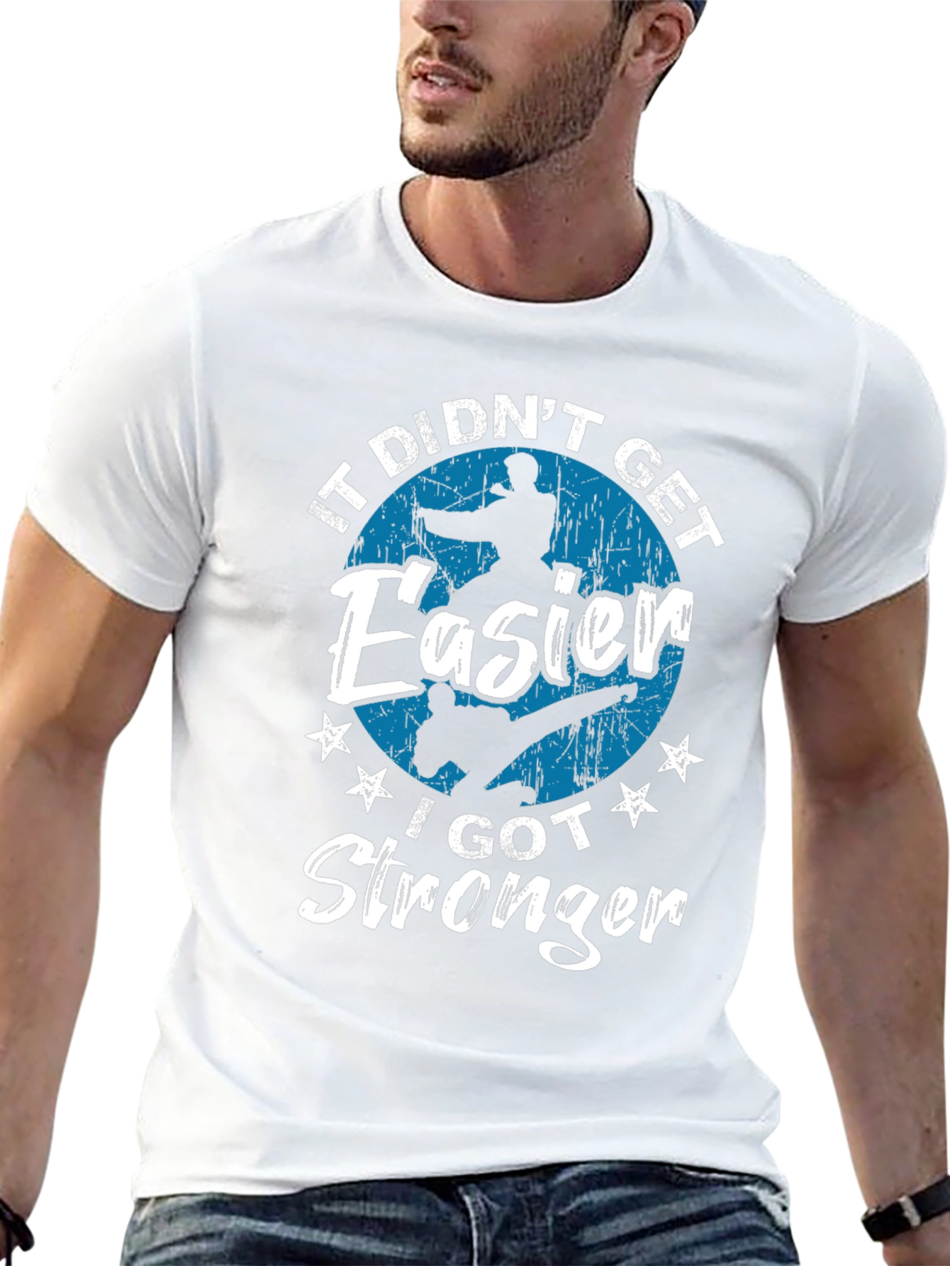 Martial Arts Stronger Black T-Shirt