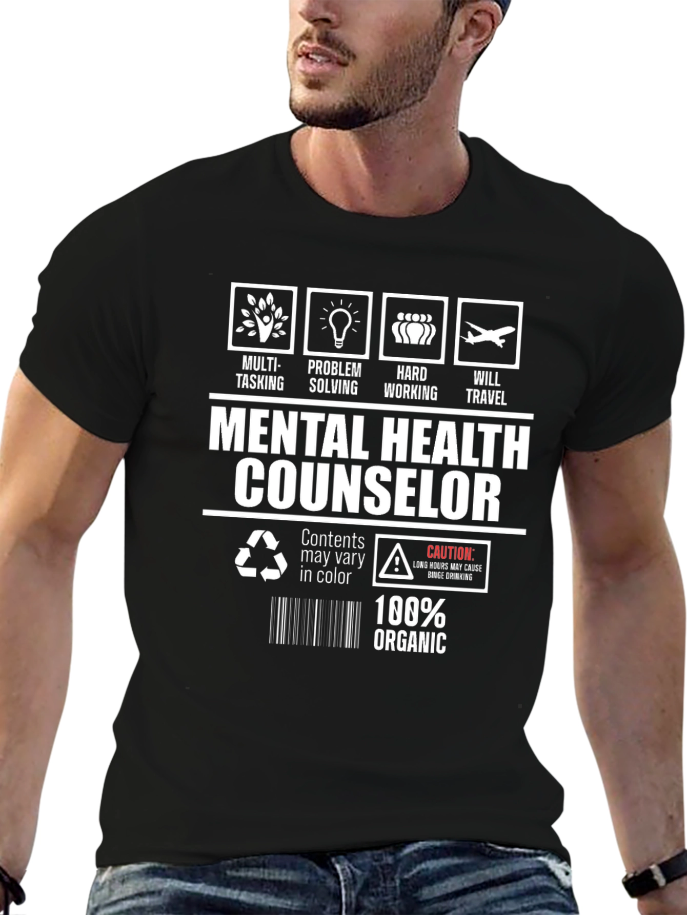 Mental Health Counselor 100% Organic T-Shirt