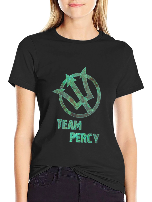 Team Percy Trident Graphic T-Shirt - Black