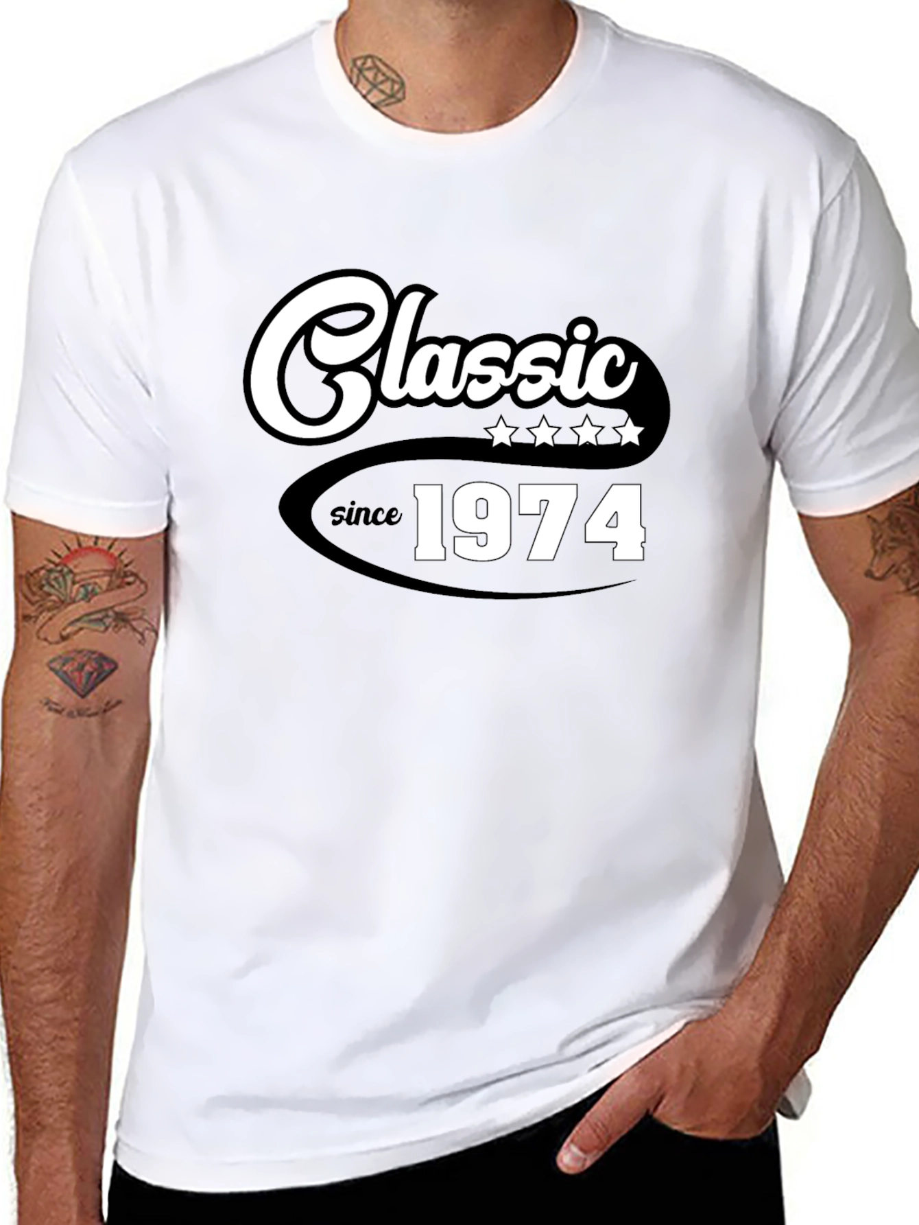 Classic Since 1974 Graphic Tee - Retro Style