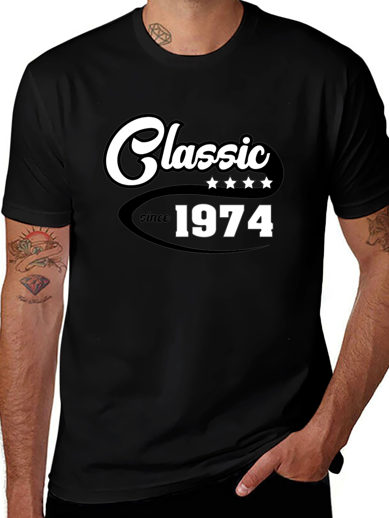 Classic Since 1974 Graphic Tee - Retro Style