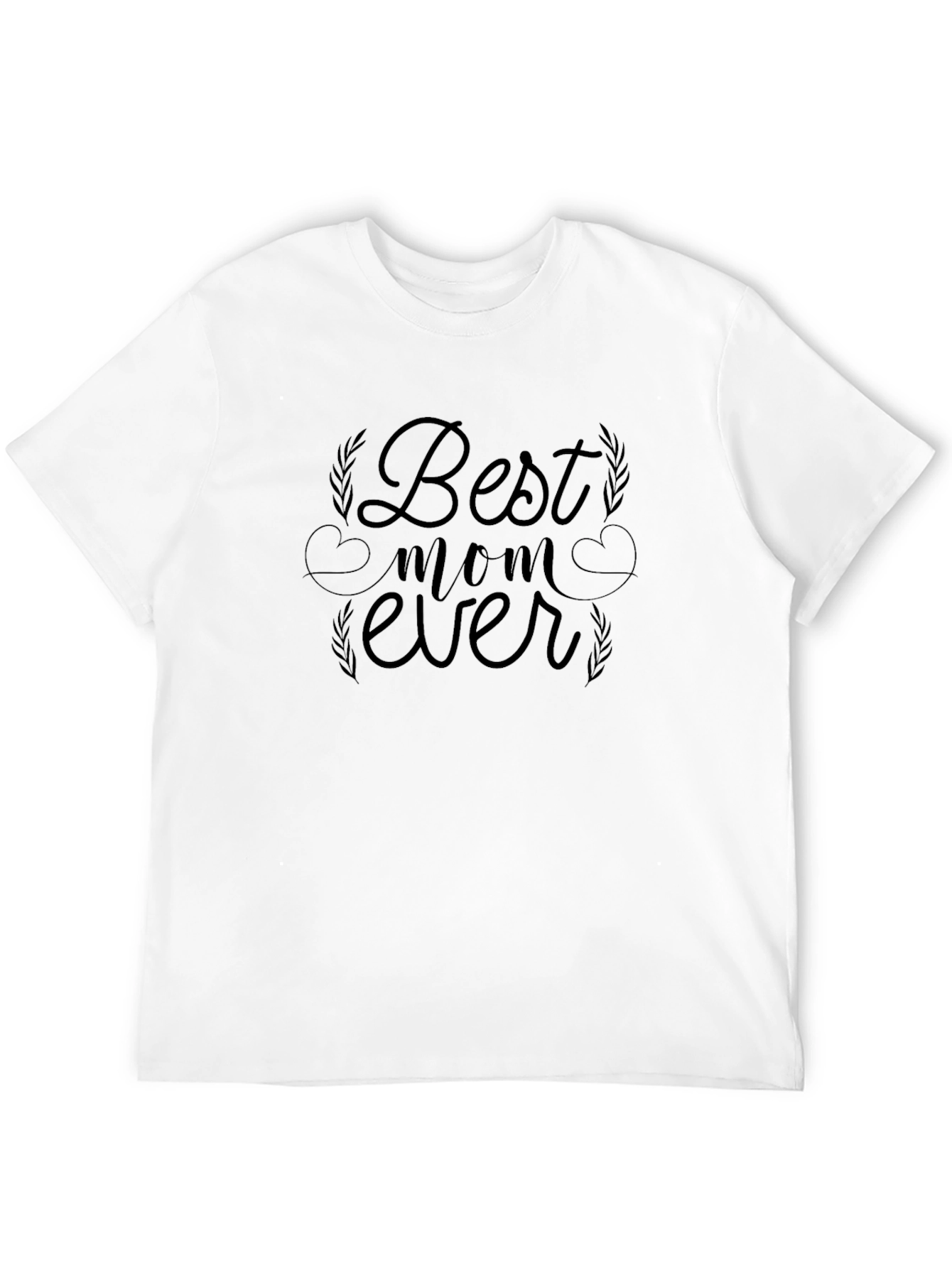 Best Mom Ever Black Graphic Tee