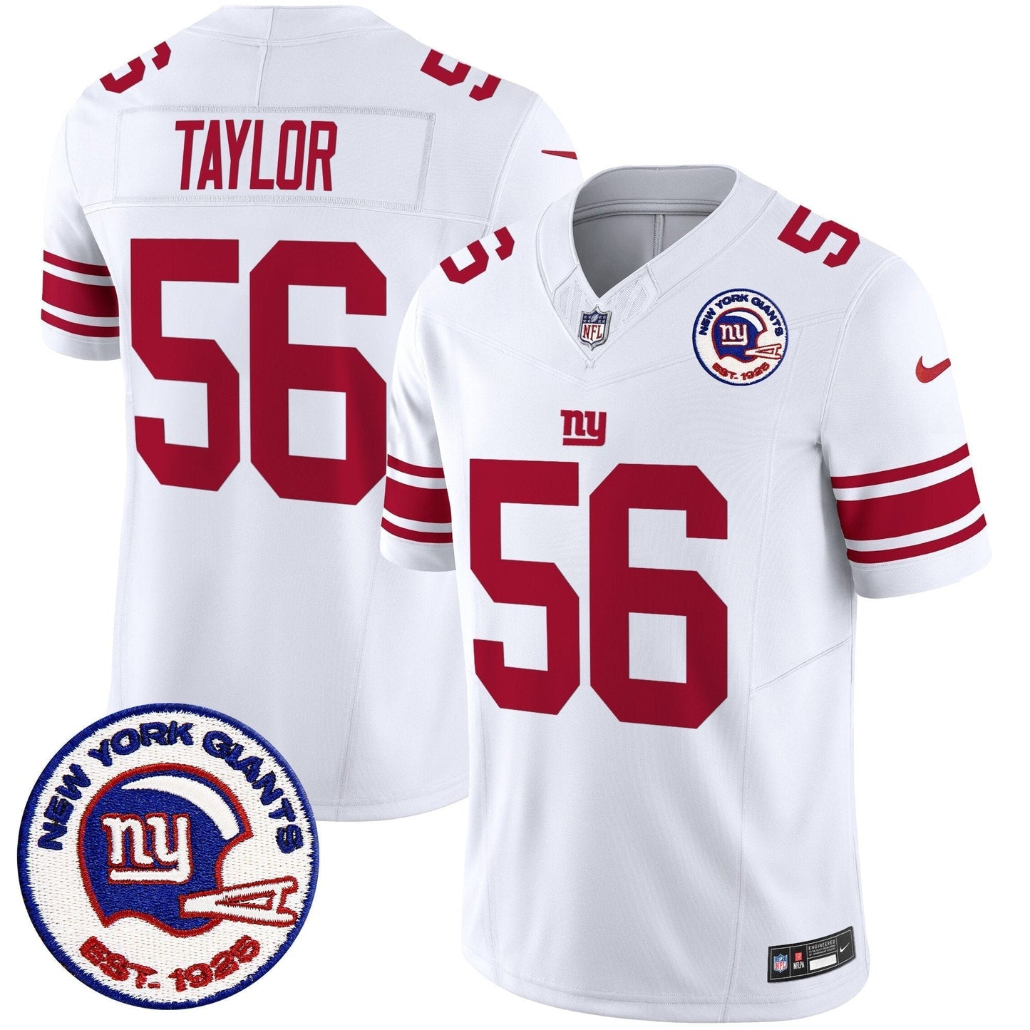 Men???s New York Giants Est 1925 Patch Vapor Limited Jersey ??? All Stitched
