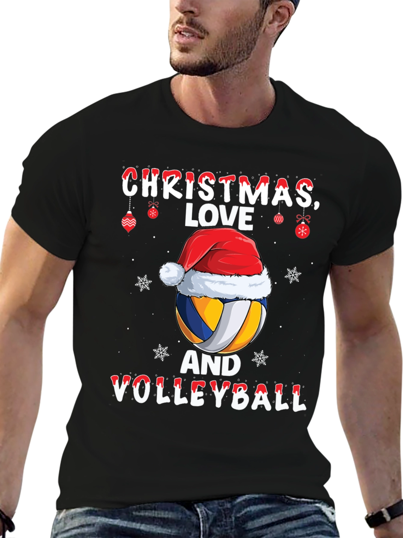 Christmas Volleyball T-Shirt