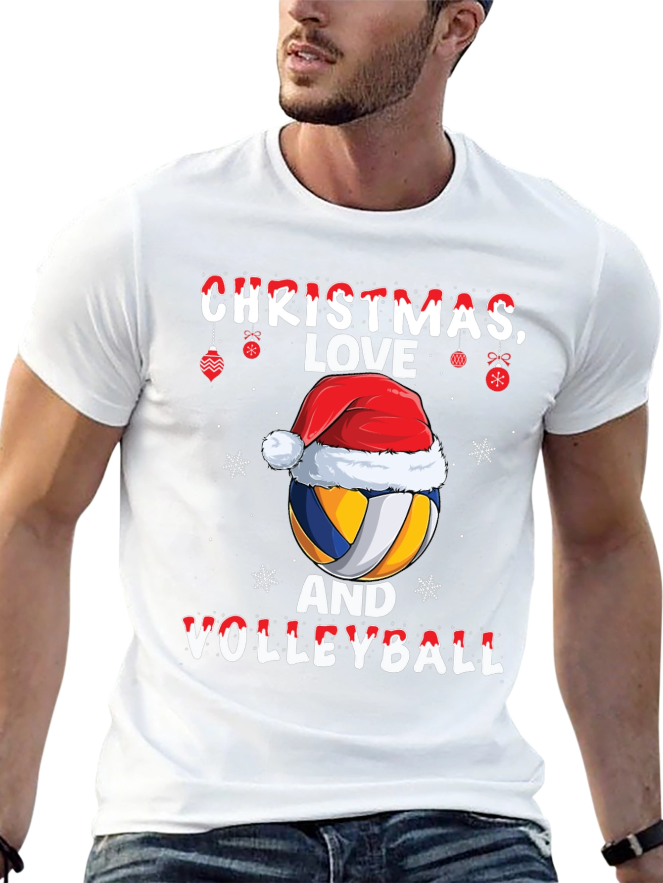 Christmas Volleyball T-Shirt