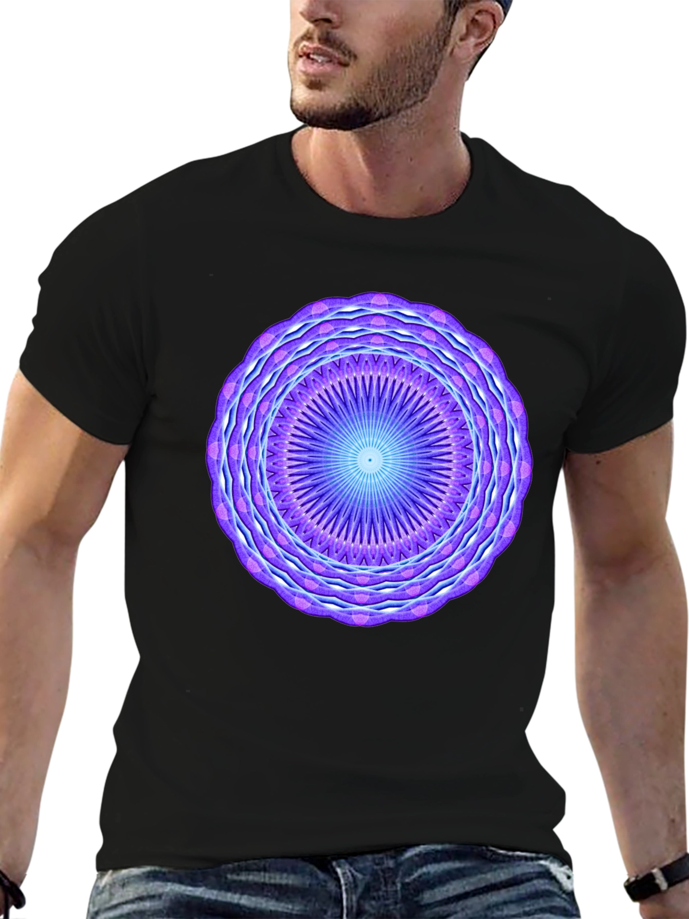 Mandala Graphic Print T-Shirt