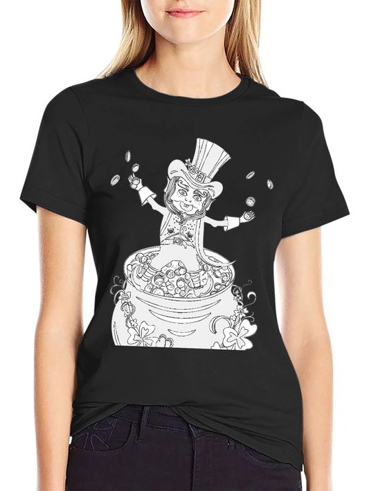 St. Patricks Day Graphic T-Shirt - Lucky Leprechaun