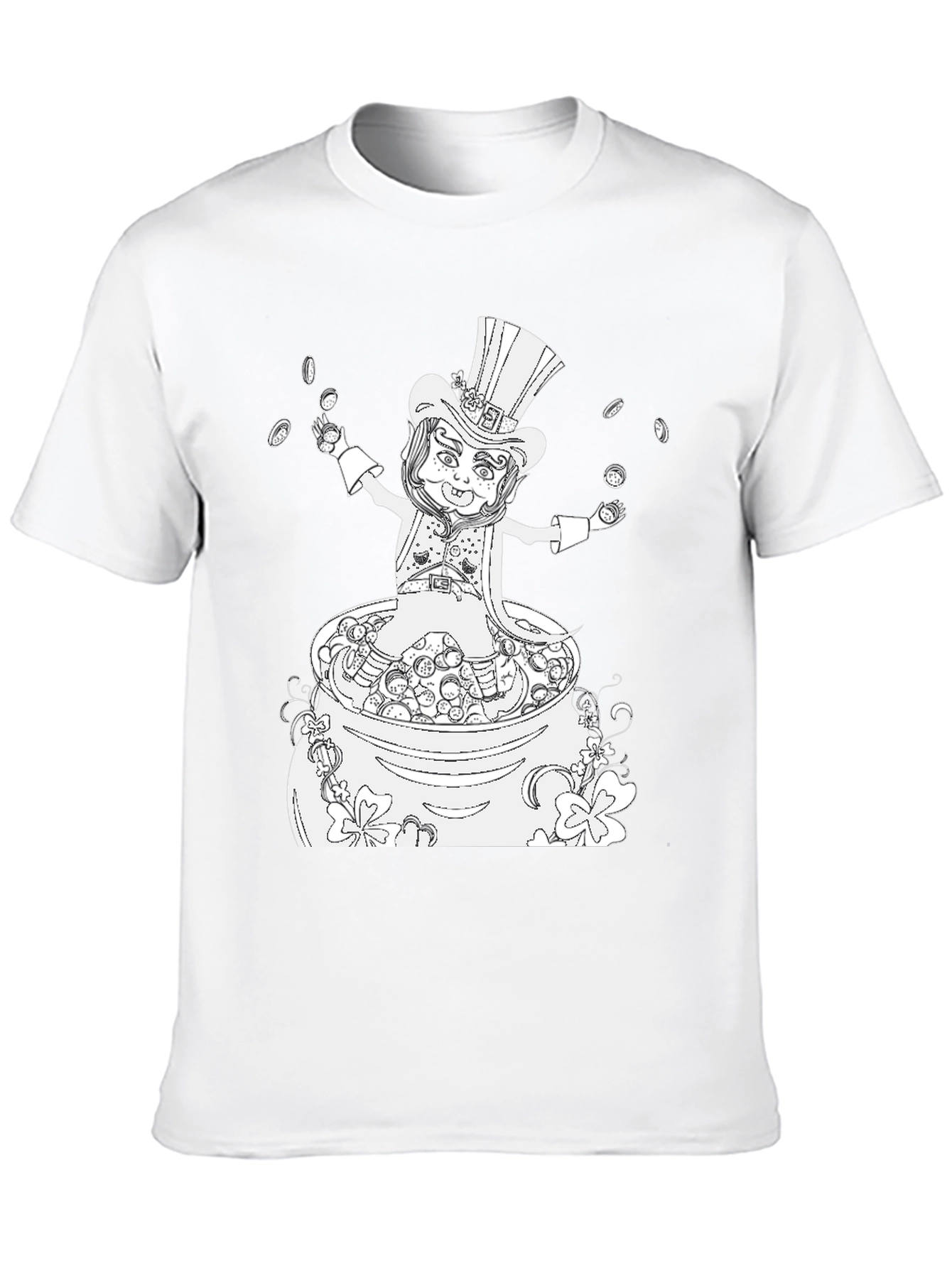 St. Patricks Day Graphic T-Shirt - Lucky Leprechaun