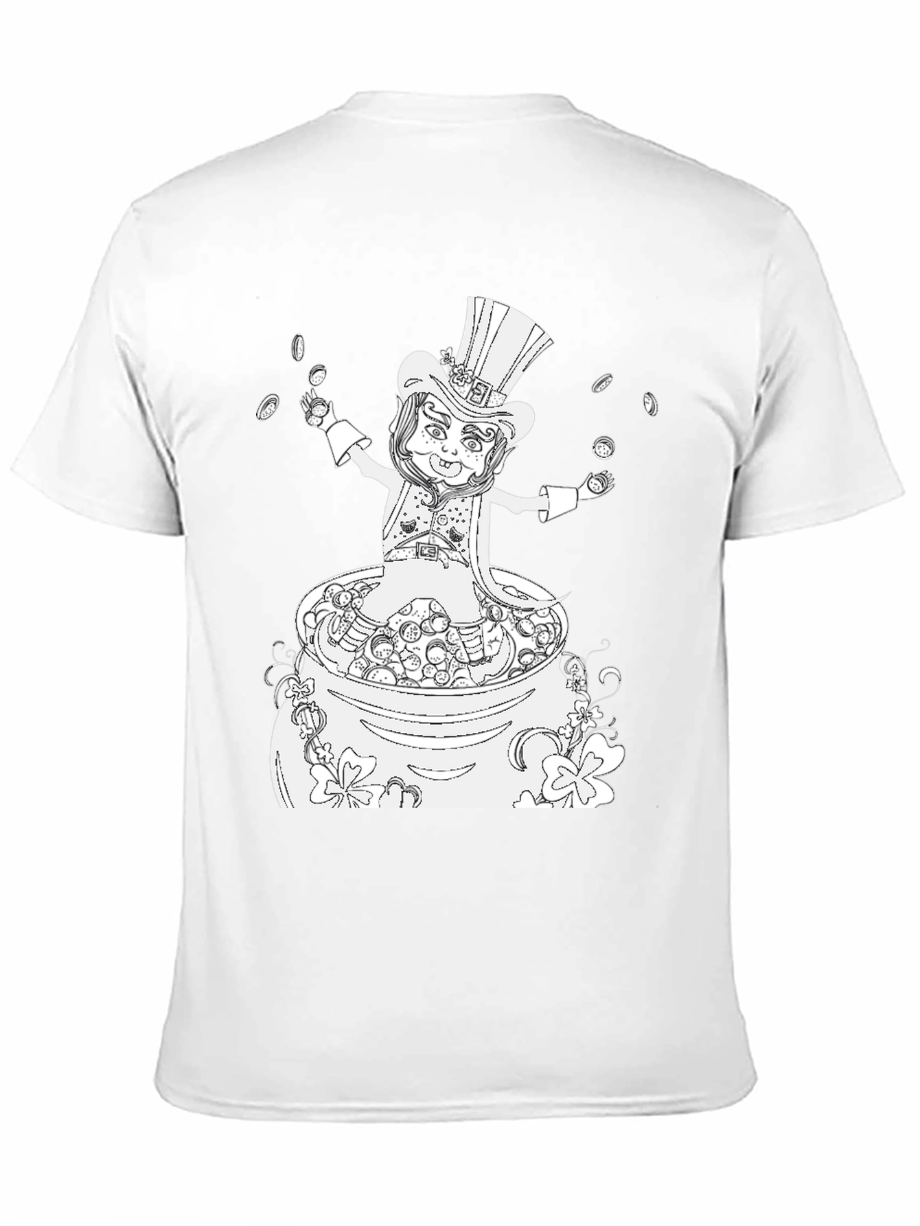 St. Patricks Day Graphic T-Shirt - Lucky Leprechaun