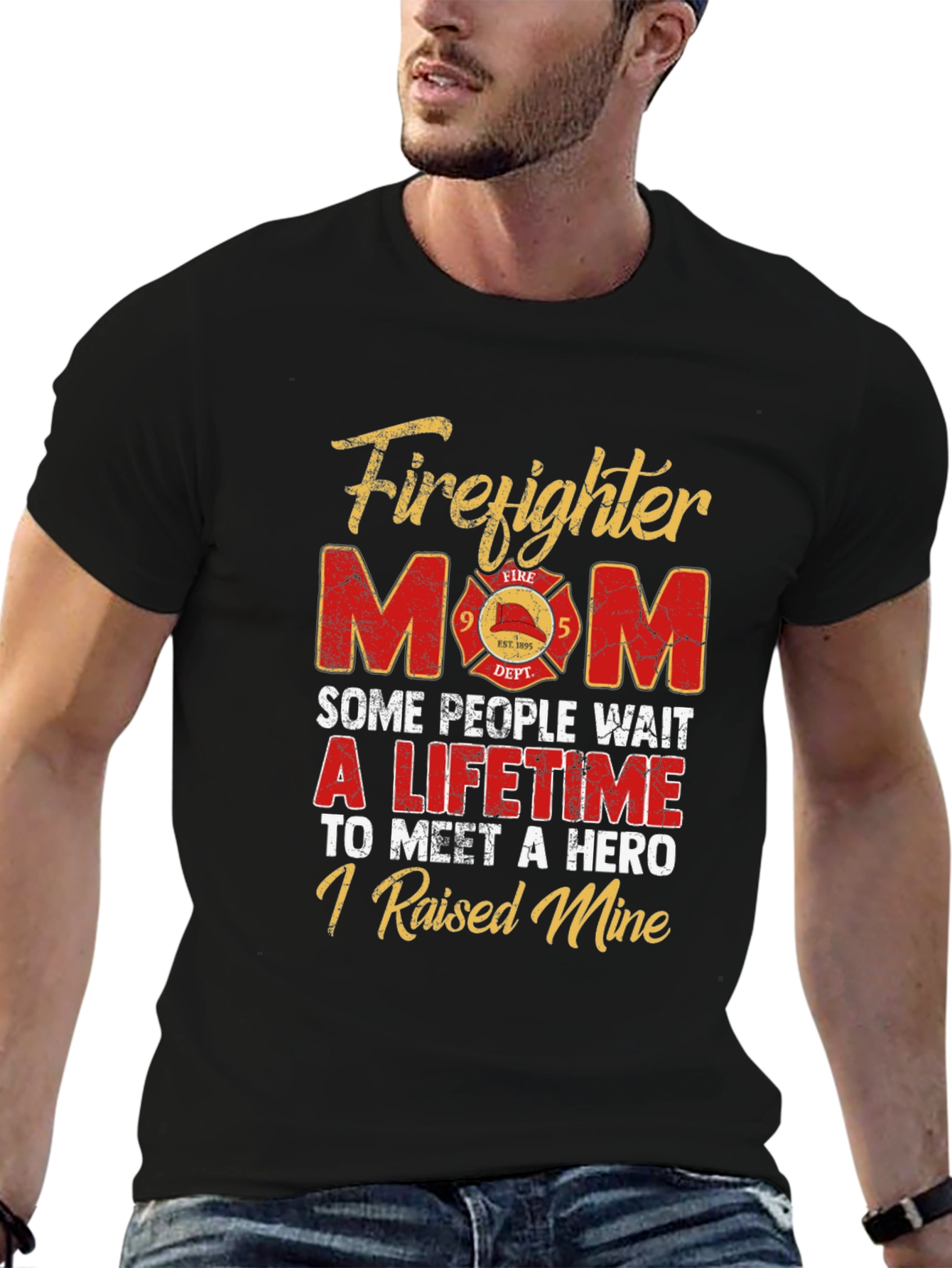 Firefighter Mom T-Shirt - Hero Raising Tee