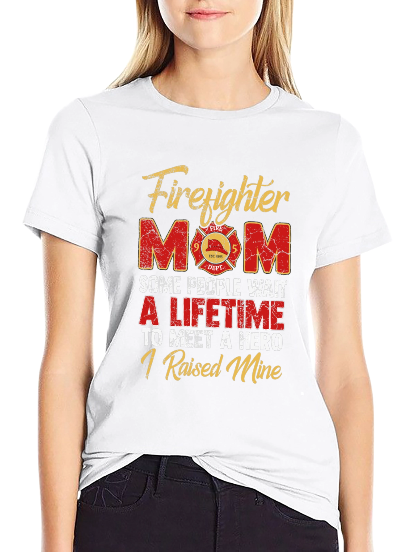 Firefighter Mom T-Shirt - Hero Raising Tee