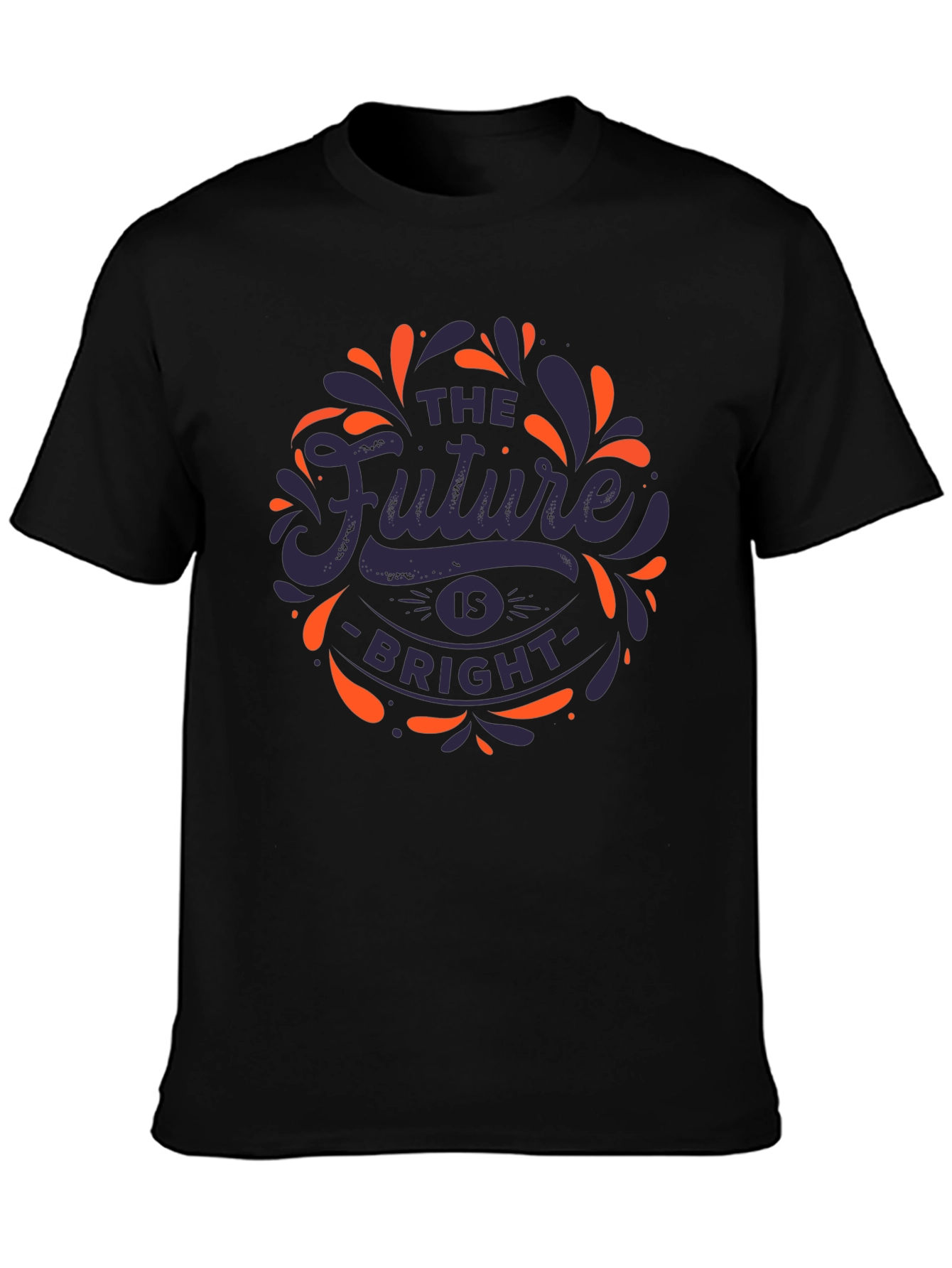 The Future is Bright Graphic Tee - Black