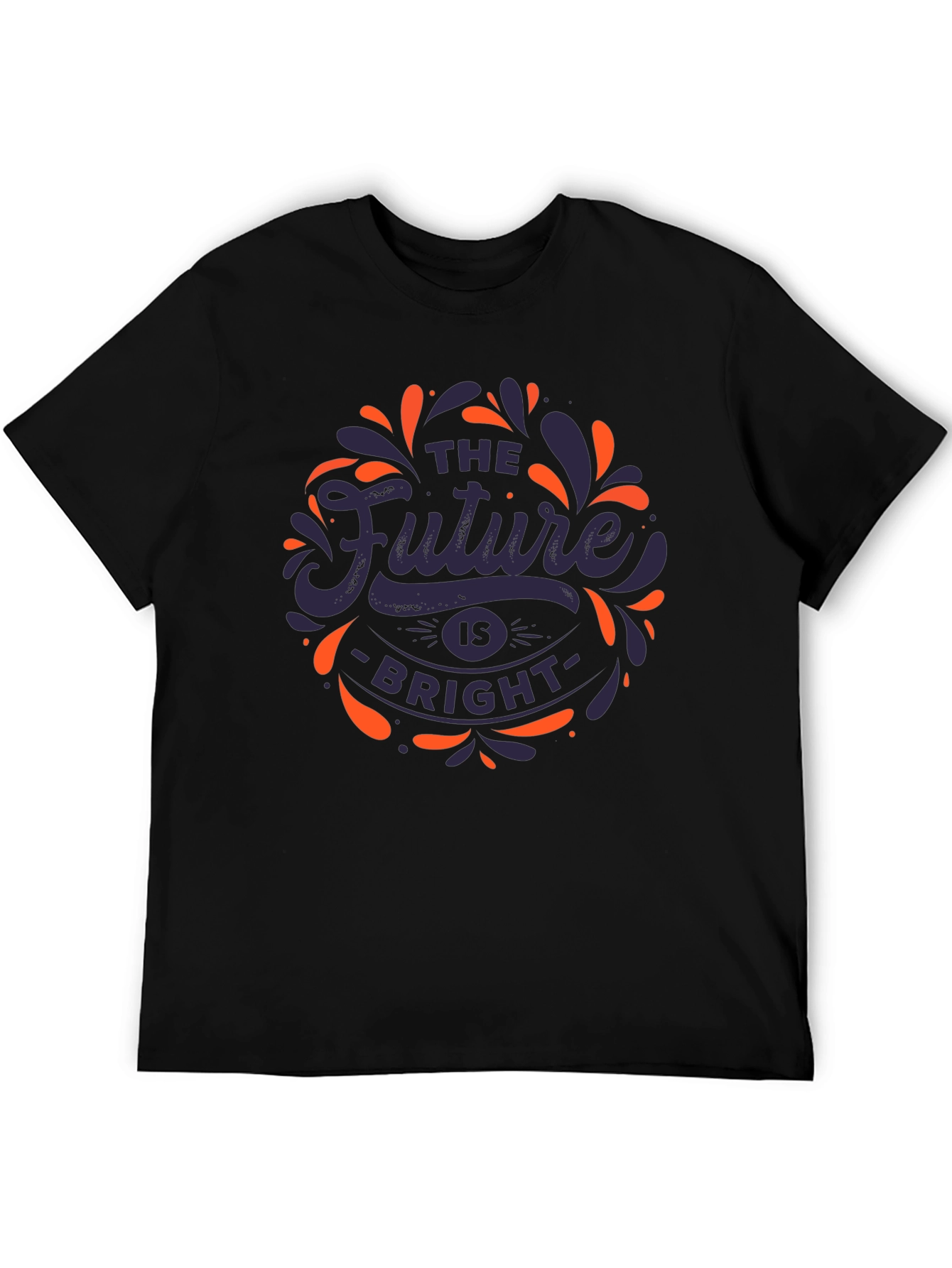 The Future is Bright Graphic Tee - Black