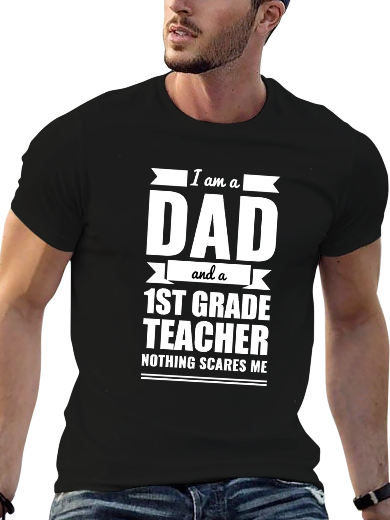 Dad 1st Grade Teacher T-Shirt - Funny Gift
